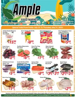 Preview of Ample Food Market weekly flyer / circulaire from shop Ample Food Market valid from 25.07.2025
