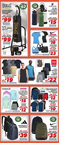 Big 5 Sporting Goods Weekly Ad - valid from 17.08.2025 | Page: 5 | Products: Shorts, Backpack, Gloves, Bag