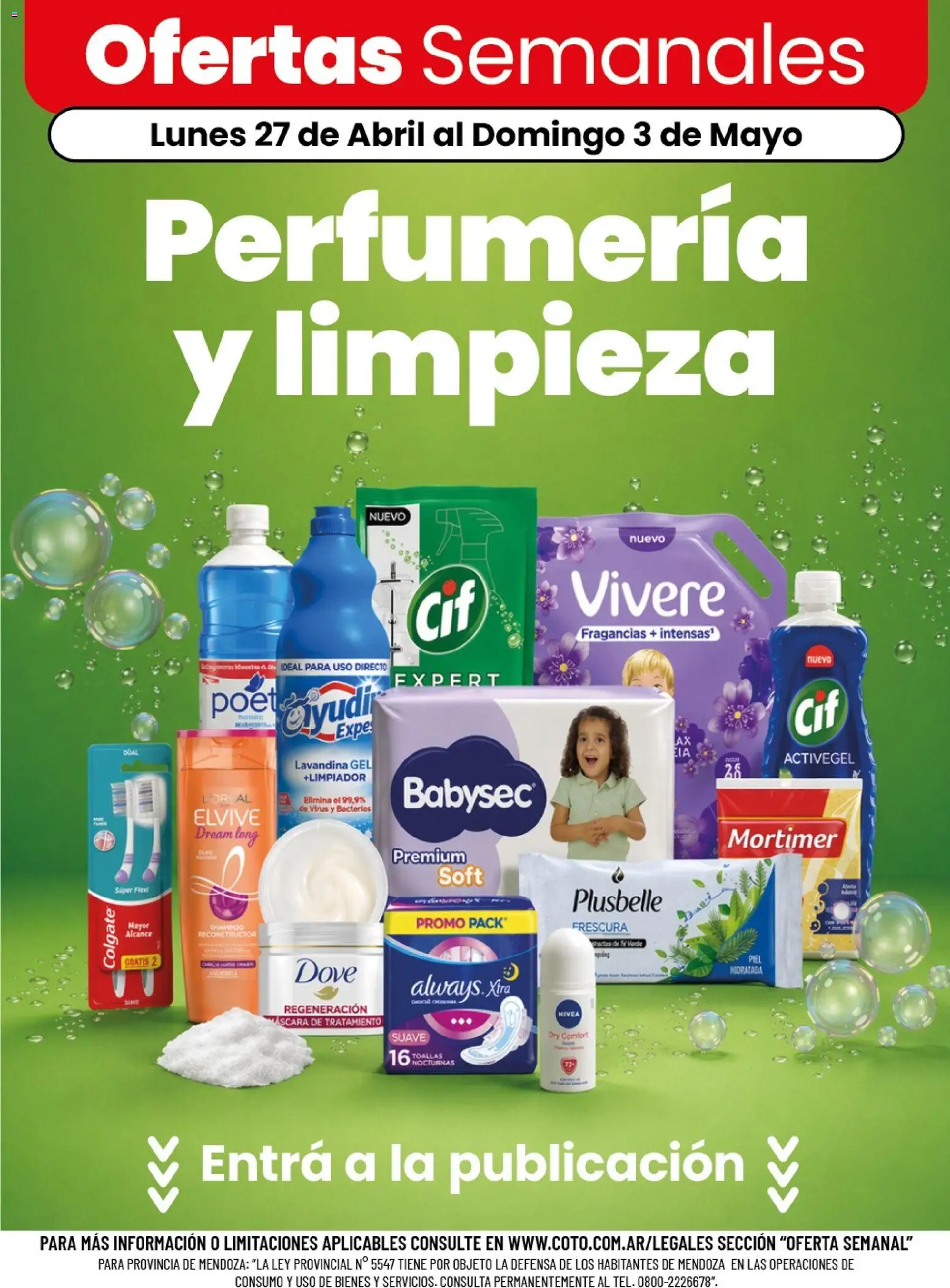 Coto - OfertasPerfumería y limpieza │ válido desde el 27.04.2026 | Página: 1