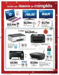 Vista previa de Chedraui folleto Llevarte más cuesta menos, nuevo folleto de la tienda, válido en México a partir del 18.11.2025 | Página: 11 | Productos: Monitor, Escaner