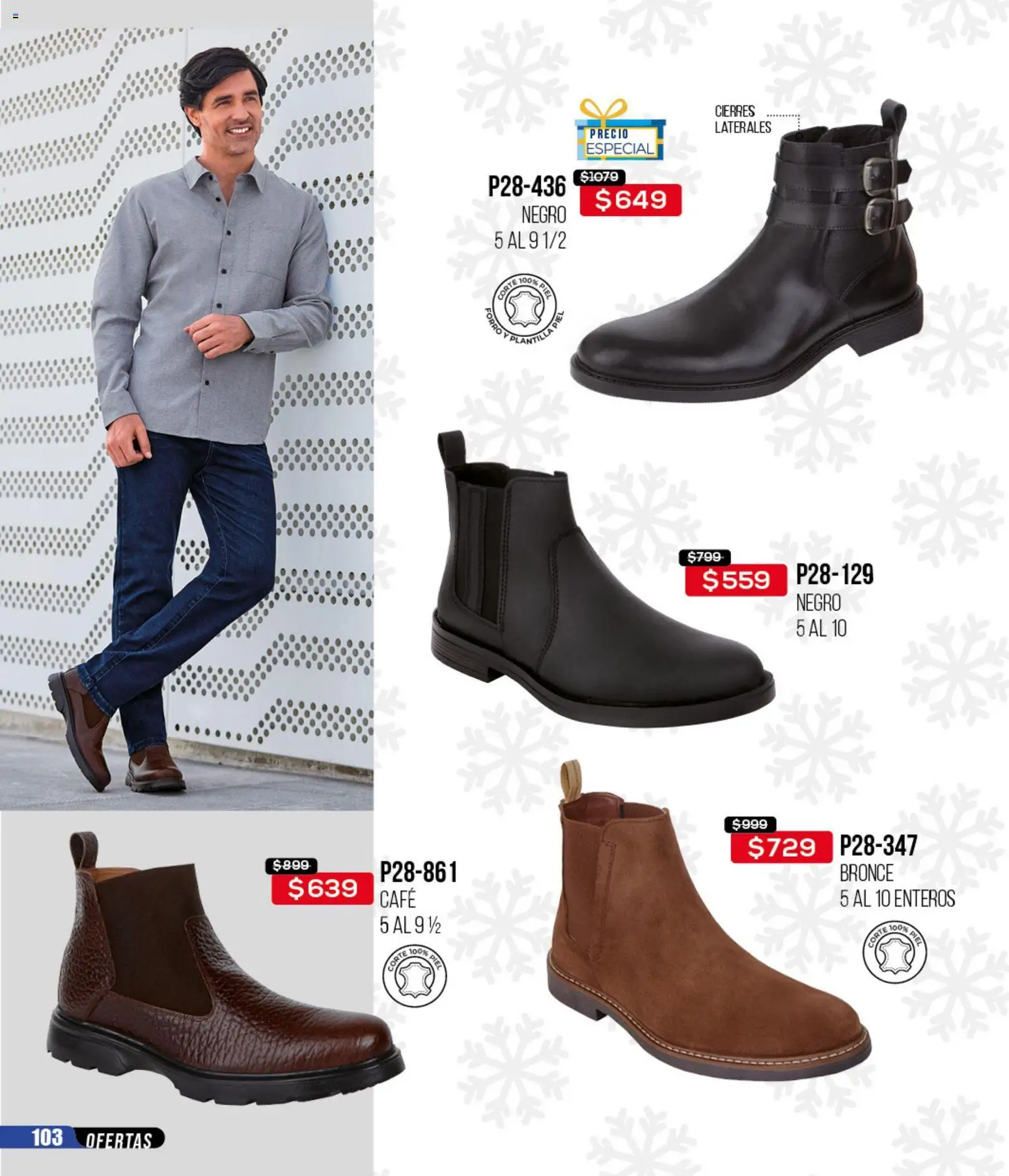 Nuevas ofertas de Cklass válidas en toda la República Mexicana desde el 12.01.2026. ¡Encuentra las mejores ofertas en Cklass catálogo Mega Ofertas Calzado! | Página: 104 | Productos: Café