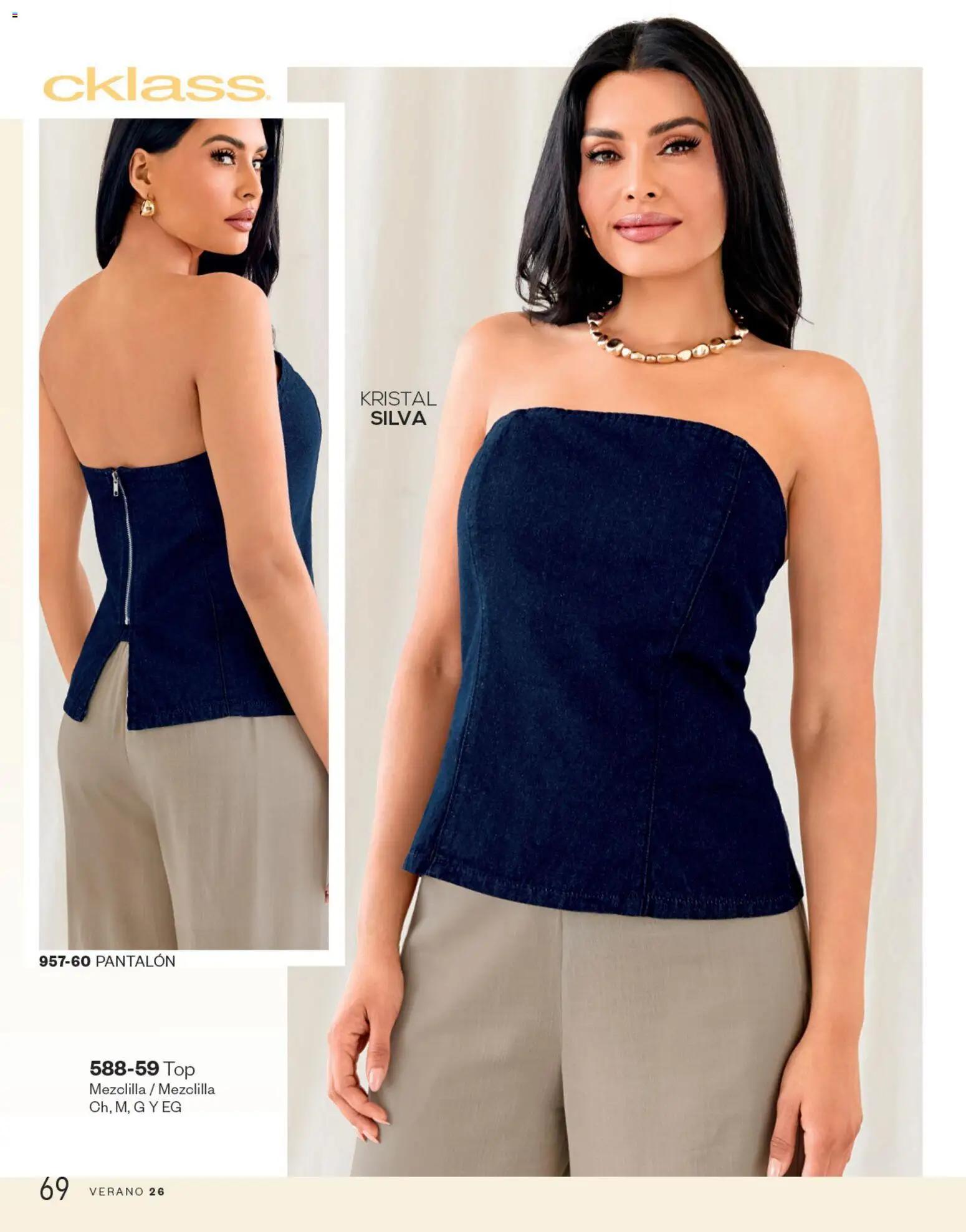 Nuevas ofertas de Cklass válidas en toda la República Mexicana desde el 05.03.2026. ¡Encuentra las mejores ofertas en Cklass catálogo Complemento Verano Ropa! | Página: 70 | Productos: Top