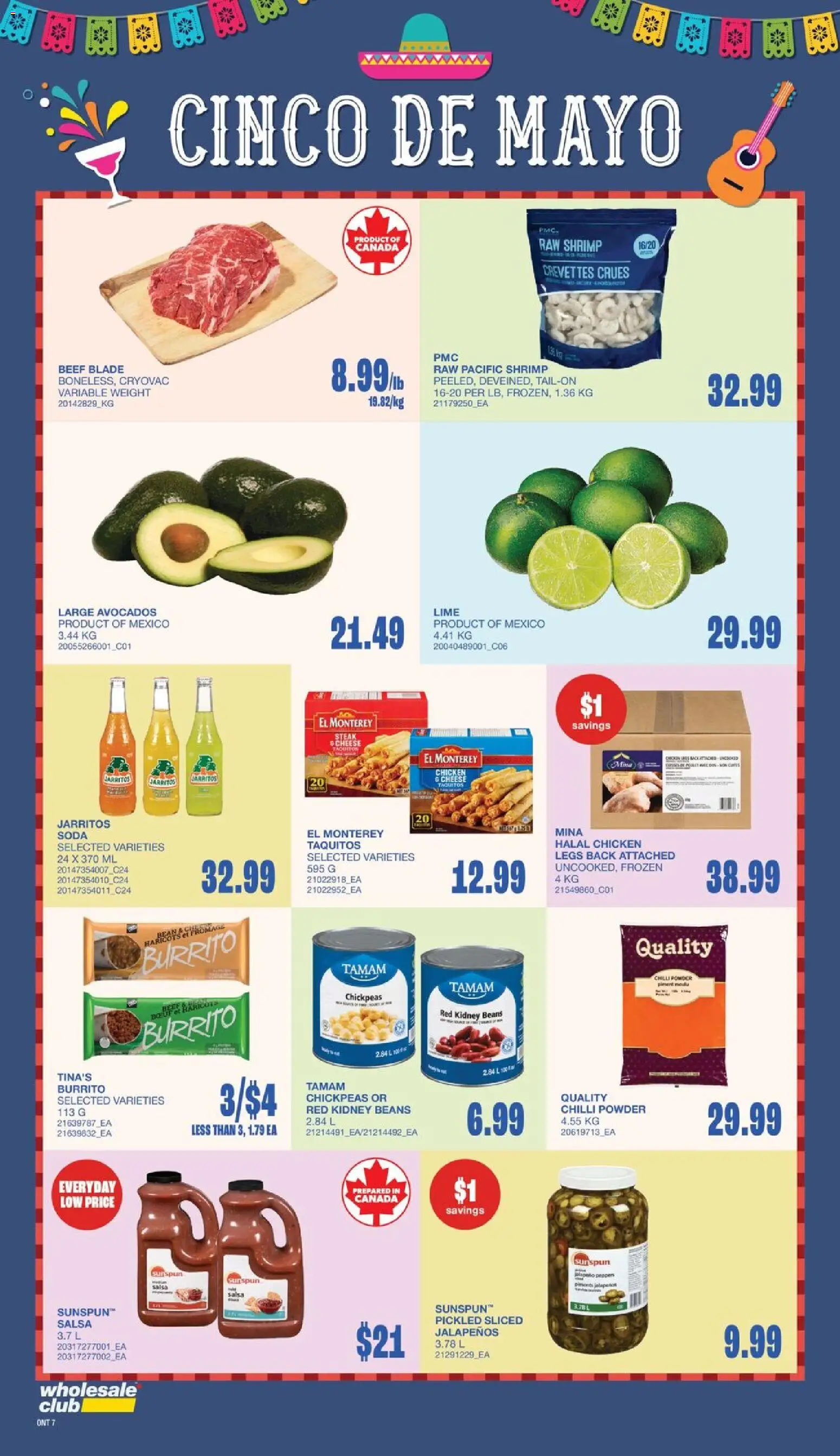 Wholesale Club flyer valid from 23.04.2026 | Page: 14 | Products: Beef, Powder, Cheese, Chicken
