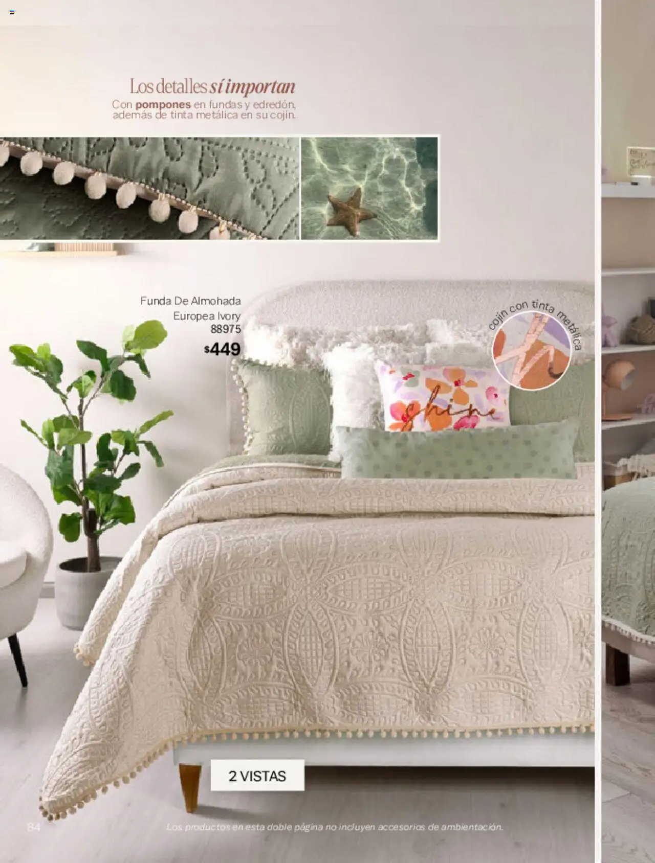 Nuevas ofertas de Vianney válidas en toda la República Mexicana desde el 07.03.2025. ¡Encuentra las mejores ofertas en Vianney catálogo Primavera! | Página: 86 | Productos: Funda, Funda de almohada, Almohada