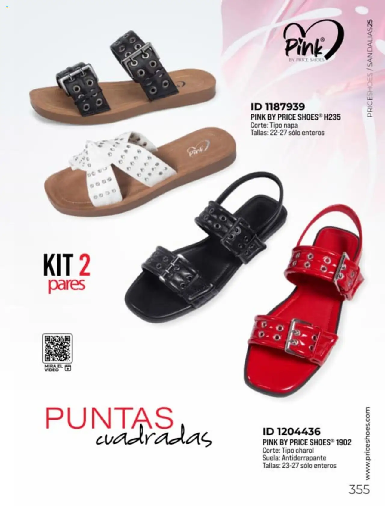 Nuevas ofertas de Price Shoes válidas en toda la República Mexicana desde el 27.01.2025. ¡Encuentra las mejores ofertas en Price Shoes catálogo Sandalias! | Página: 355 | Productos: Video
