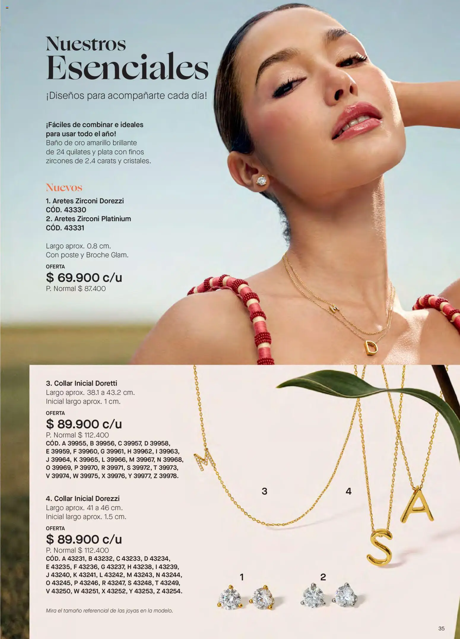 Yanbal revista - valida desde el 31.01.2026 | Página: 37 | Productos: Aretes, Baño, Collar