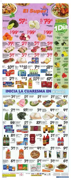 Preview of El Super weekly ads valid from 18.02.2026