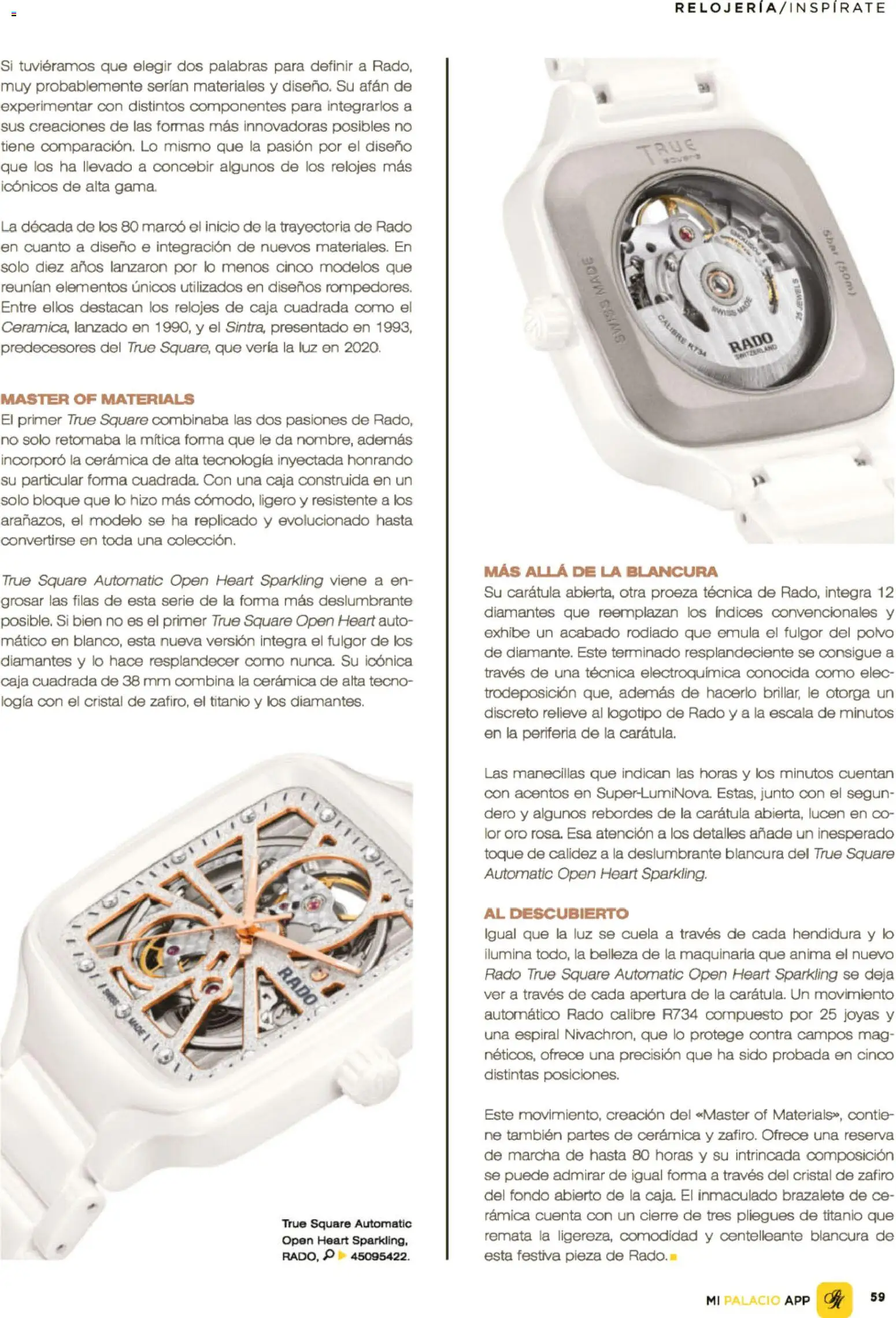 Nuevas ofertas de Palacio De Hierro válidas en toda la República Mexicana desde el 02.02.2026. ¡Encuentra las mejores ofertas en Palacio De Hierro catálogo! | Página: 61 | Productos: Caja, Polvo, Brazalete