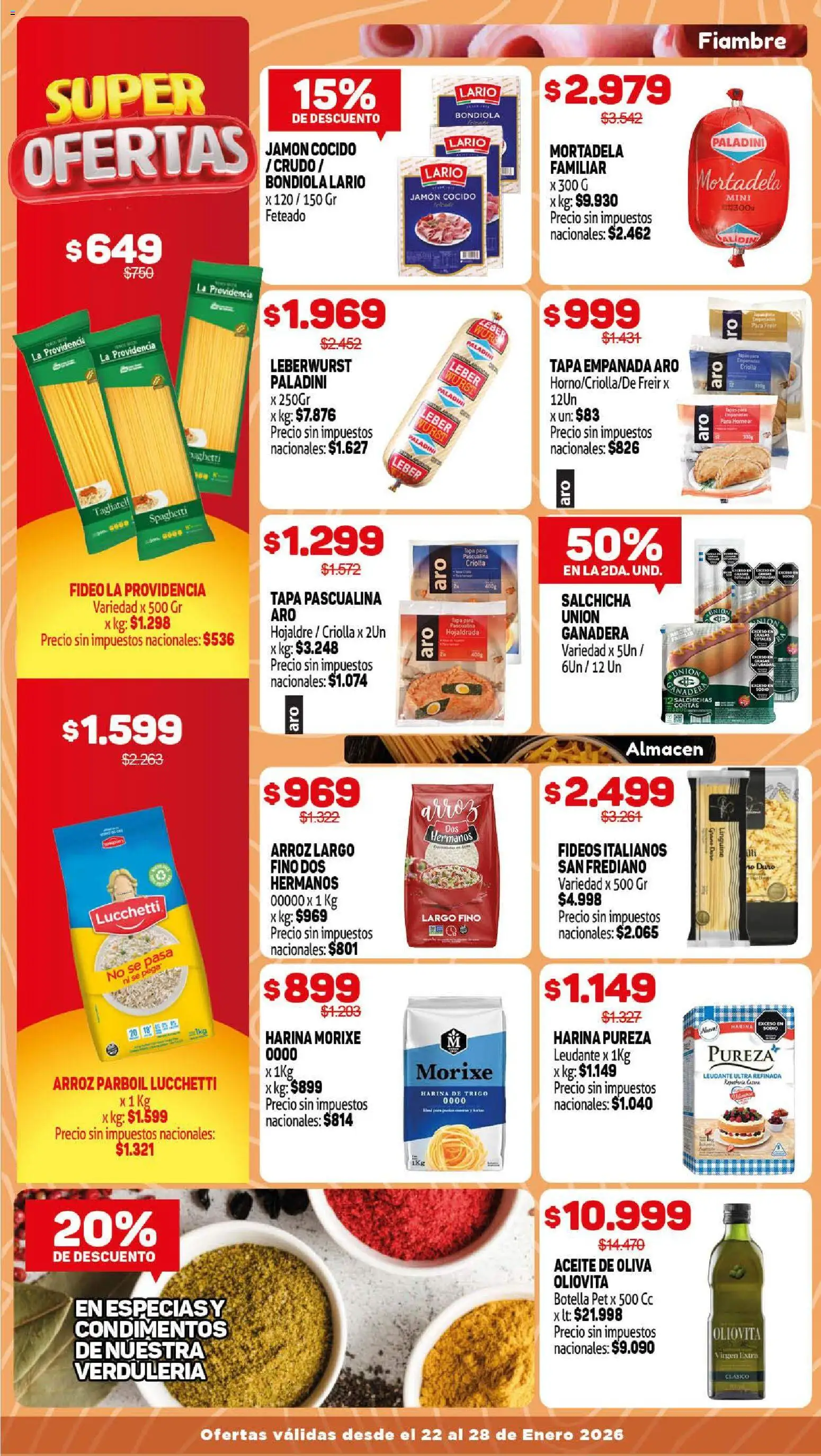 Makro ofertas │ válido desde el 22.07.2026 | Página: 3 | Productos: Harina, Aceite, Oliva, Arroz