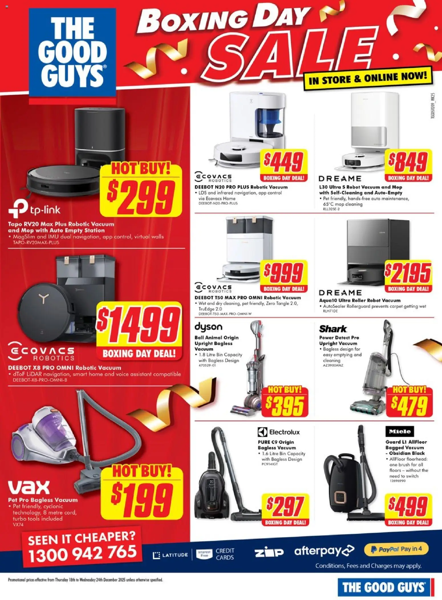 The Good Guys catalogue - valid from 17.12.2025 | Page: 17 | Products: Mop, Brush, Tools, Robot