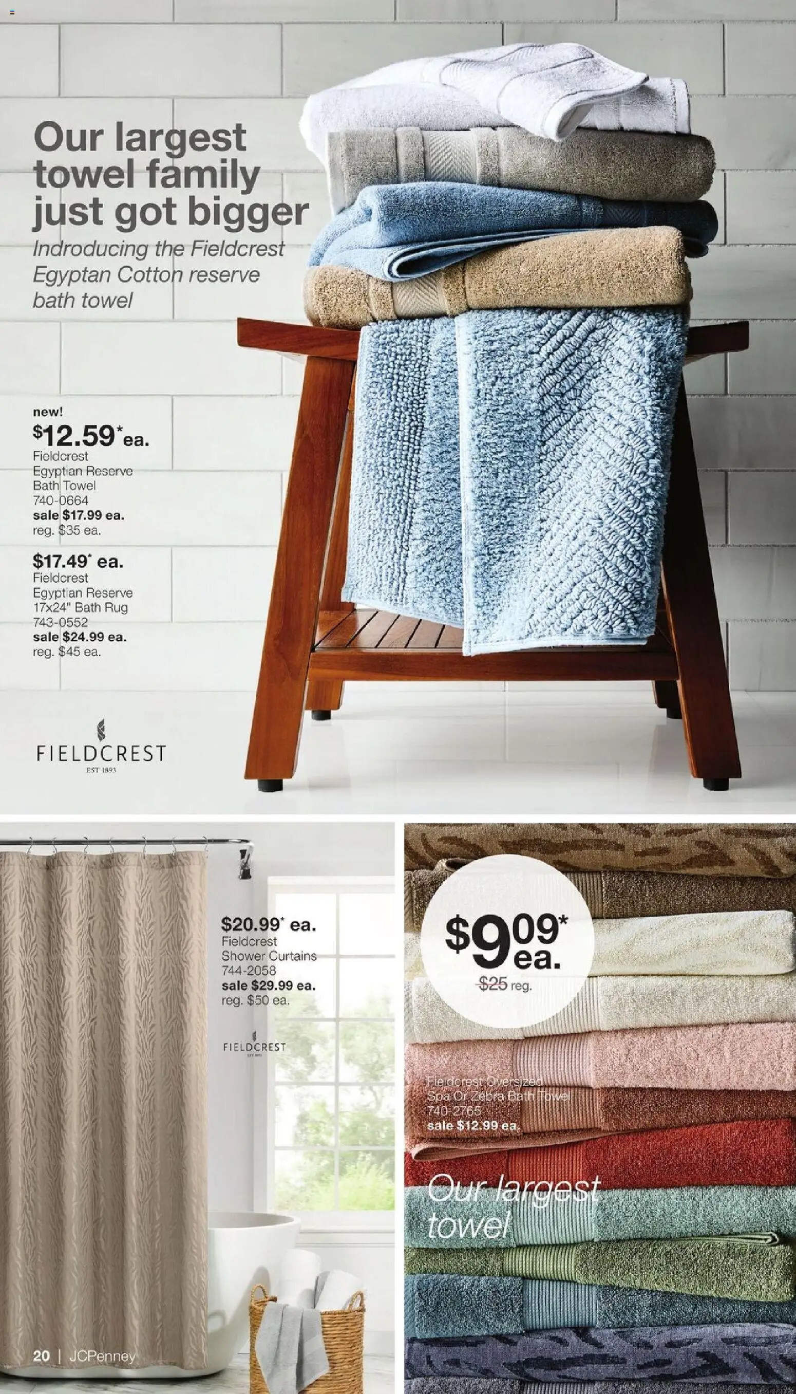 JCPenney Our Biggest Home Sale of the Season - valid from 23.03.2026 | Page: 19 | Products: Bath, Shower