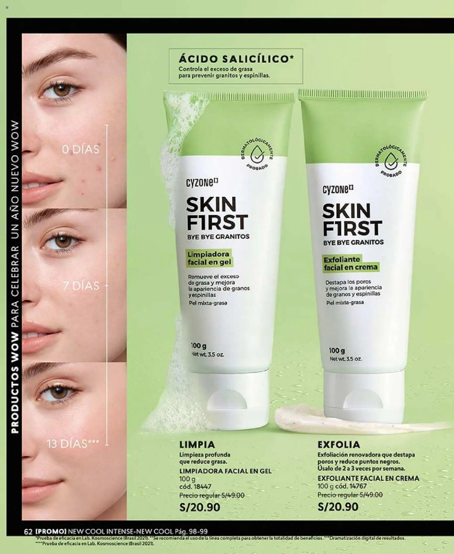 Catálogo CyZone válido desde 18.12.2025 | Página: 62 | Productos: Exfoliante, Crema