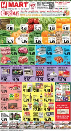 Preview of Hmart weekly ads valid from 24.12.2025