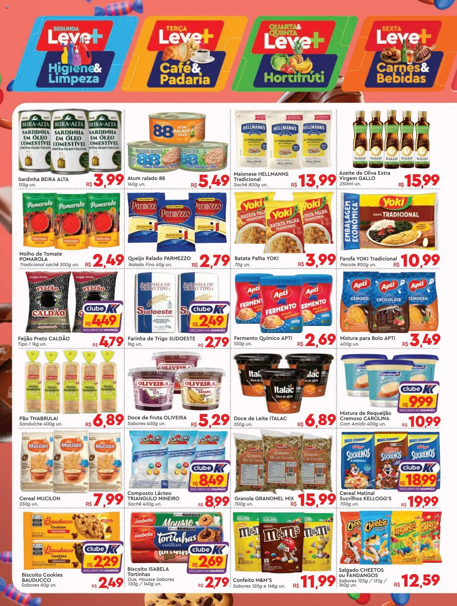 Komprao Atacadista Folheto - válido de 30.03.2026 | Página: 2 | Produtos: Farinha de trigo, Cereais, Batata, Farofa