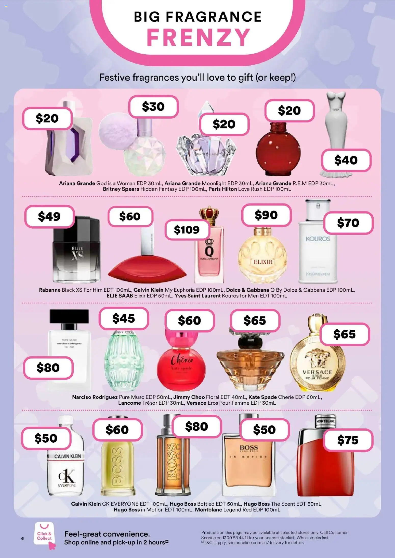 Priceline Pharmacy catalogue - valid from 01.12.2025 | Page: 6 | Products: Floral, Fragrance, Spade