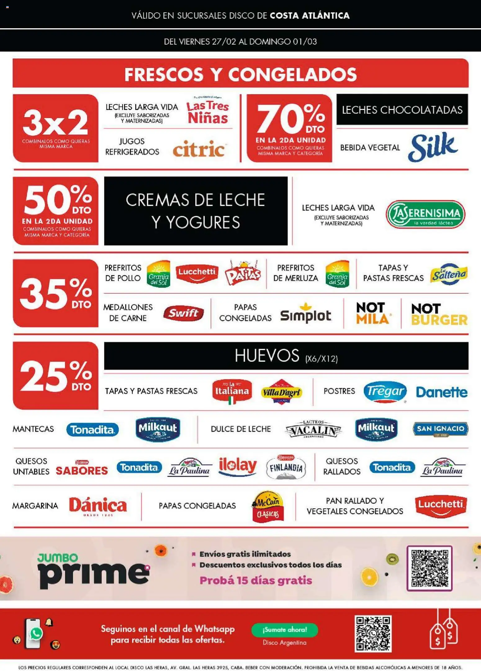 Disco ofertas │ válido desde el 27.02.2026 | Página: 2 | Productos: Pollo, Huevos, Pan, Pan rallado