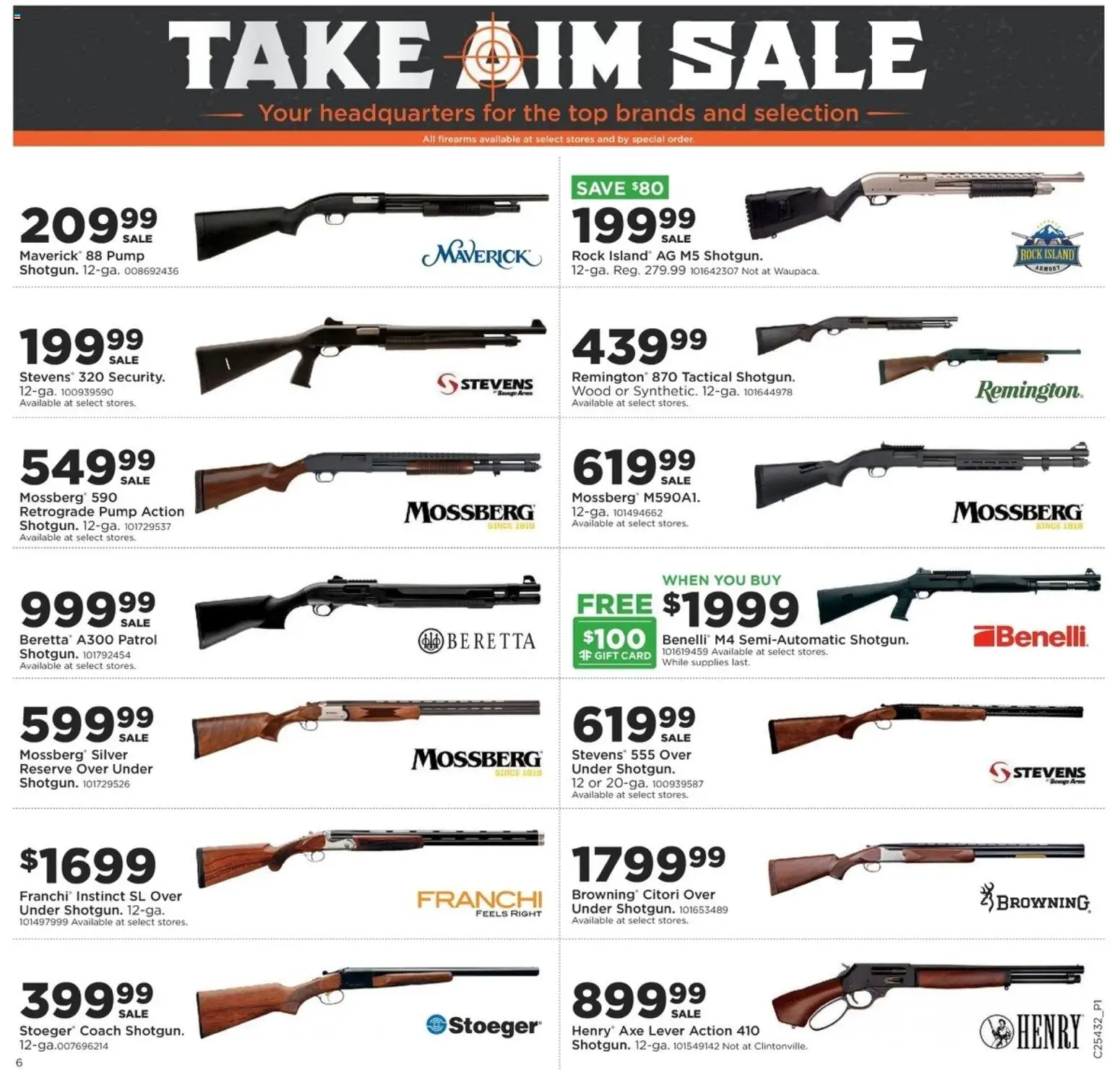 Mills Fleet Farm Take Aim - valid from 23.10.2025 | Page: 6 | Products: Axe, Pump