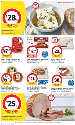 Coles catalogue - valid from 09.07.2025 | Page: 20 | Products: Bacon, Olives, Sustainable, Seafood