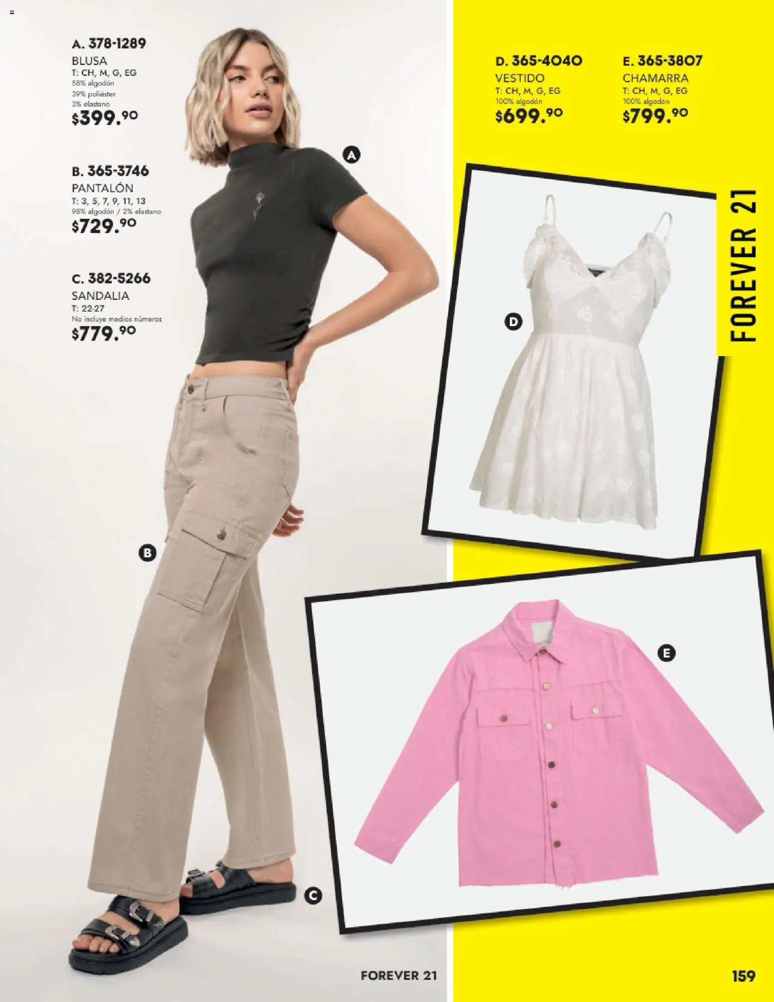 Nuevas ofertas de Andrea válidas en toda la República Mexicana desde el 26.11.2025. ¡Encuentra las mejores ofertas en Andrea catálogo Vestir! | Página: 159 | Productos: Blusa, Chamarra, Algodón, Vestido