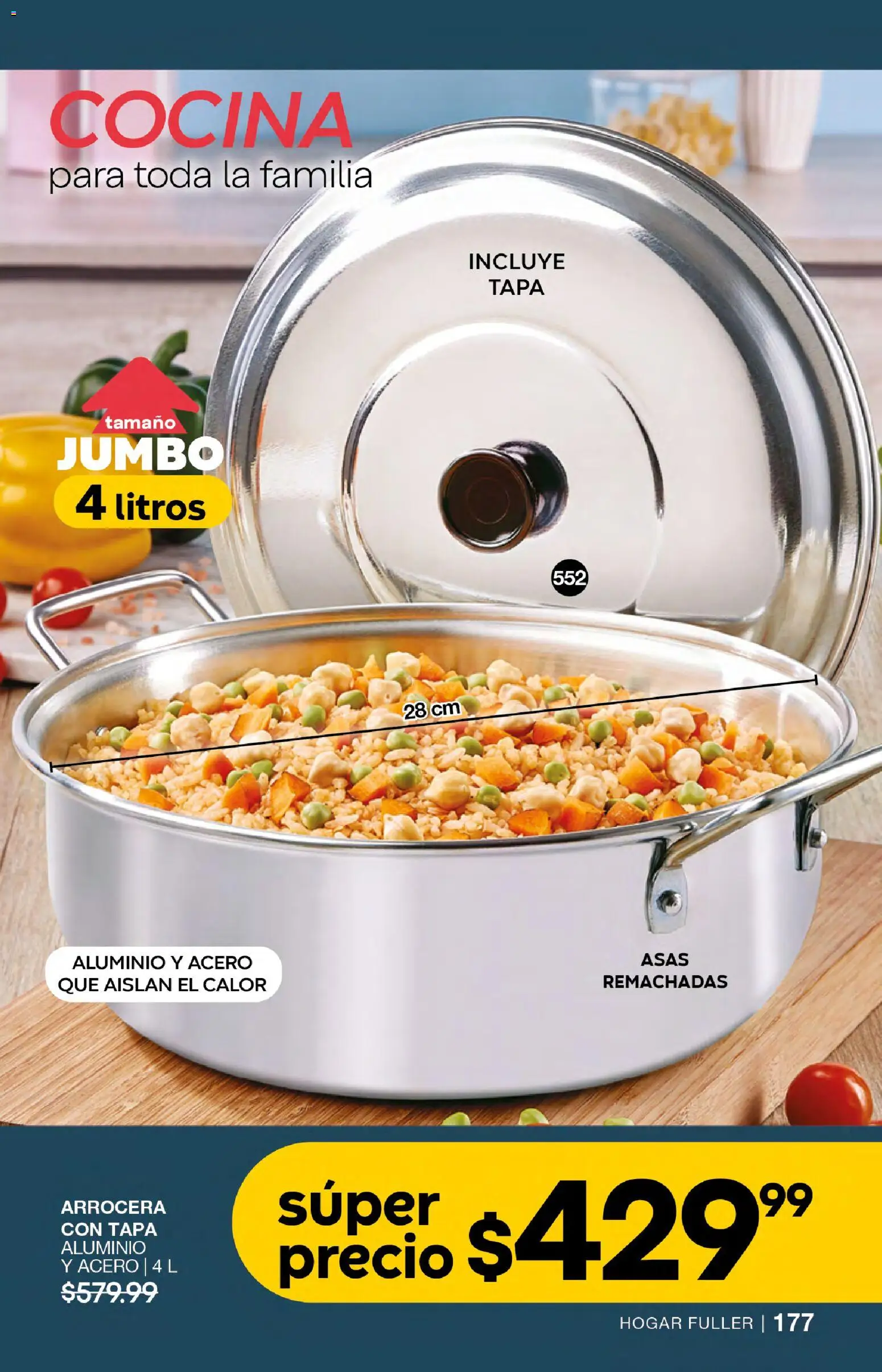 Nuevas ofertas de Fuller válidas en toda la República Mexicana desde el 07.01.2026. ¡Encuentra las mejores ofertas en Fuller campaña 20 2026! | Página: 177 | Productos: Cocina