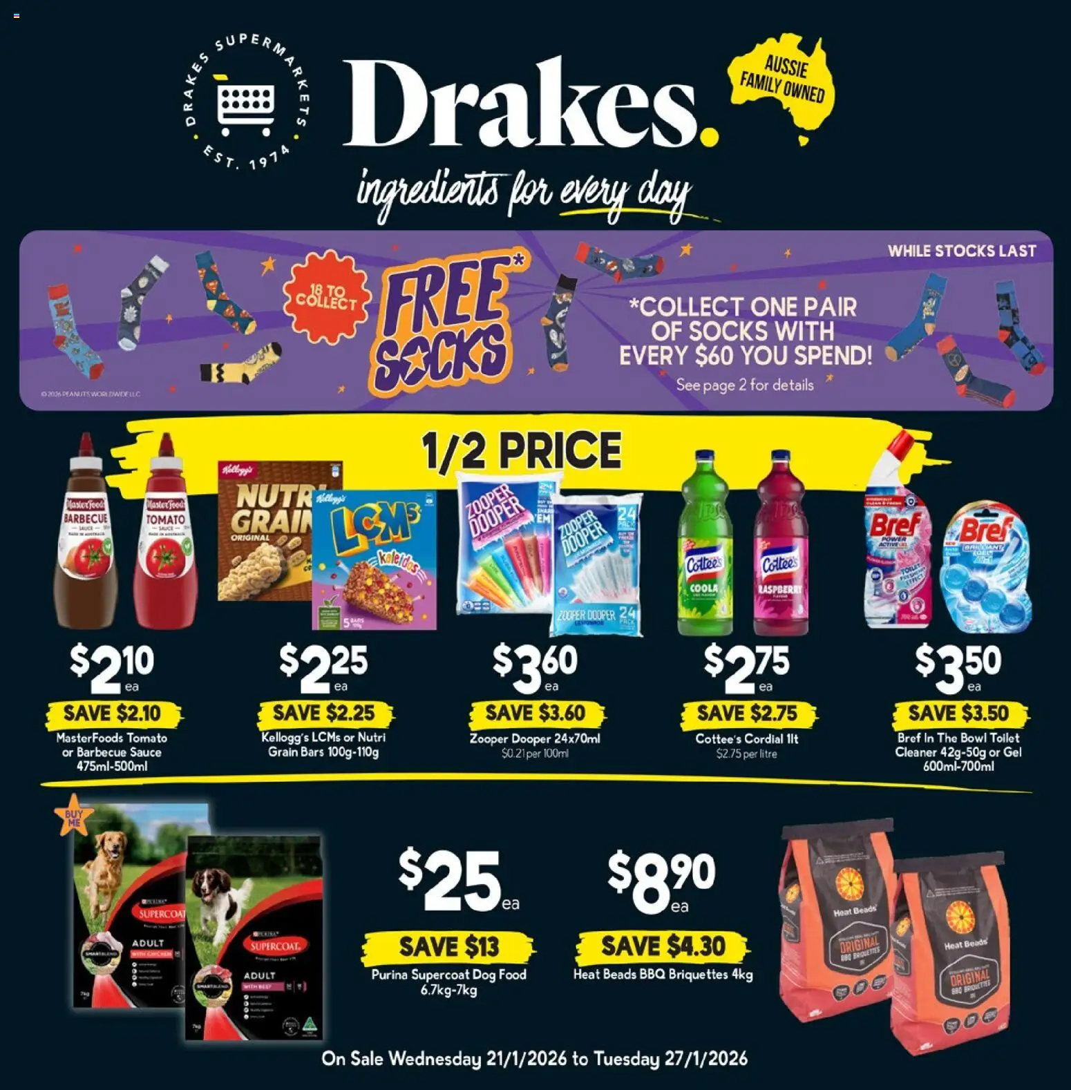 Drakes catalogue - valid from 21.01.2026 | Page: 25 | Products: Cleaner, Dog food, Sauce, Raspberry
