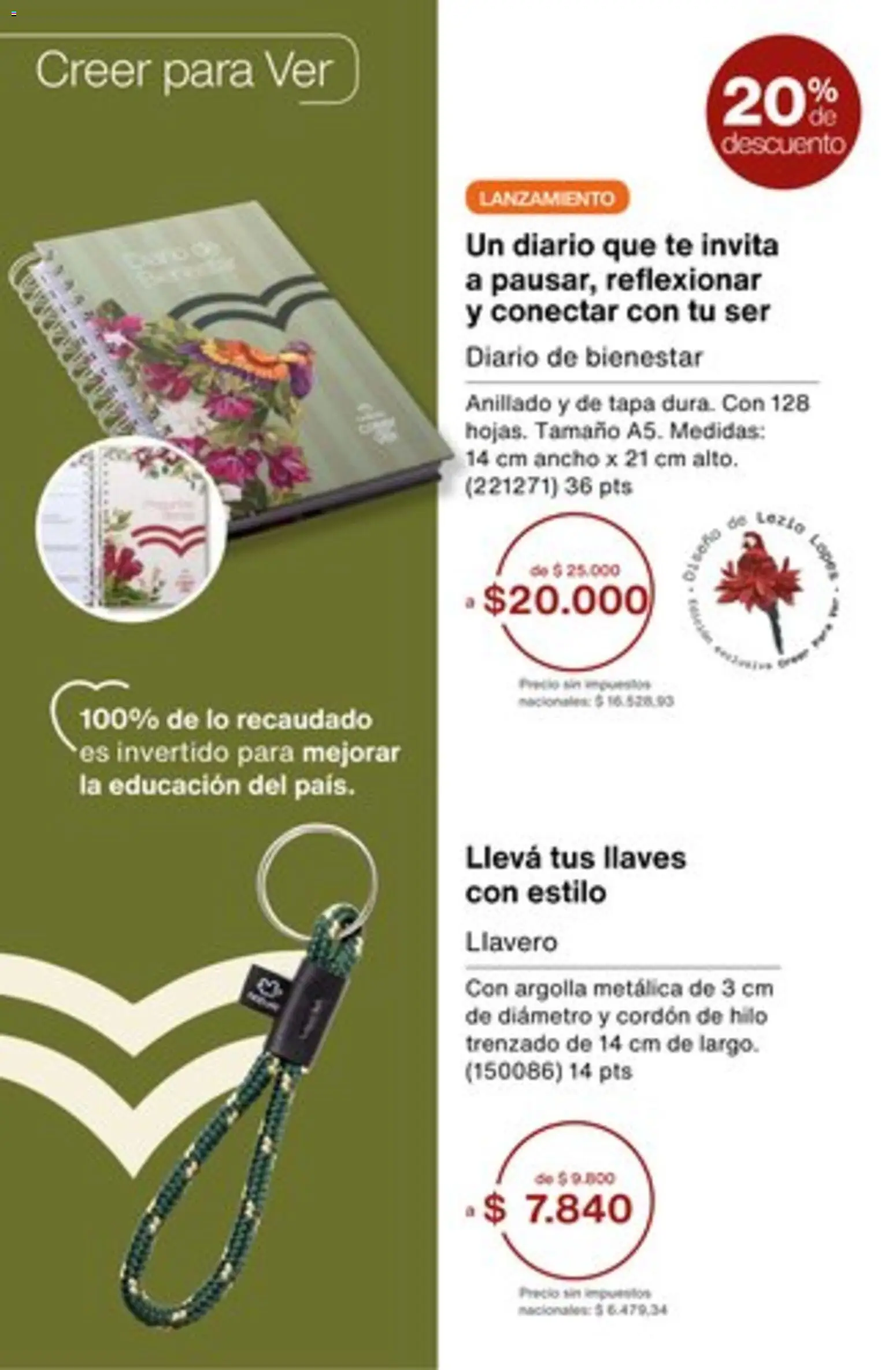 Catálogo Natura Ciclo 1/2026 │ válido desde el 04.12.2025 | Página: 262 | Productos: Llavero, Té