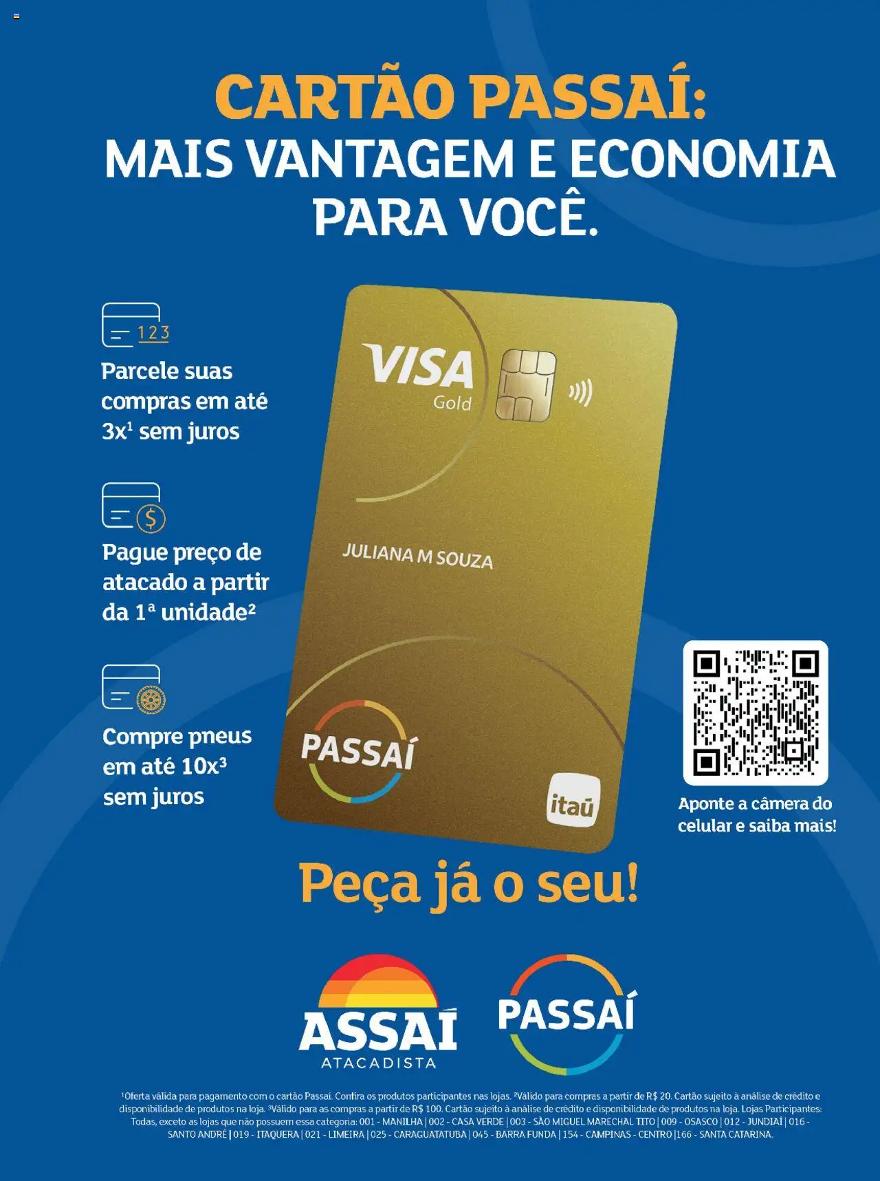 Assaí Atacadista Folheto - válido de 01.07.2025 | Página: 15 | Produtos: Celular, Pneus, Câmera