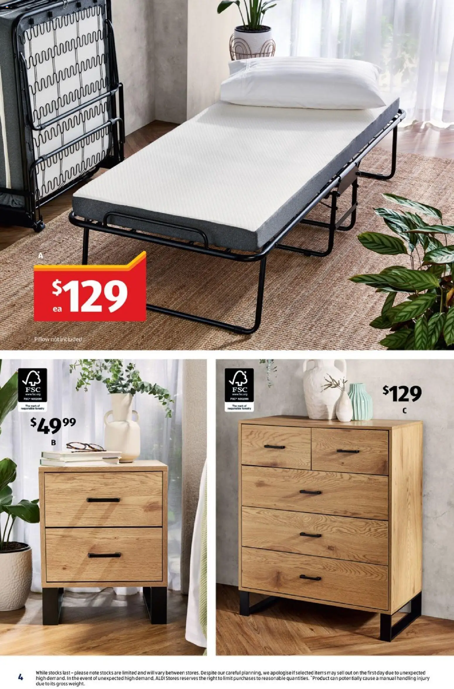 Aldi catalogue - valid from 18.03.2026 | Page: 4 | Products: Pillow