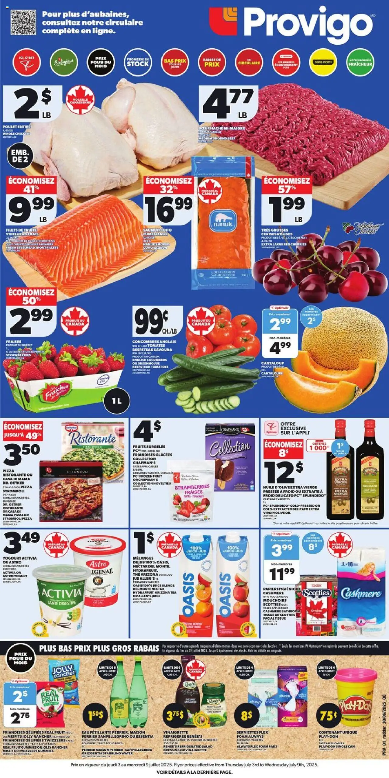 Provigo flyer valid from 03.07.2025 | Page: 1