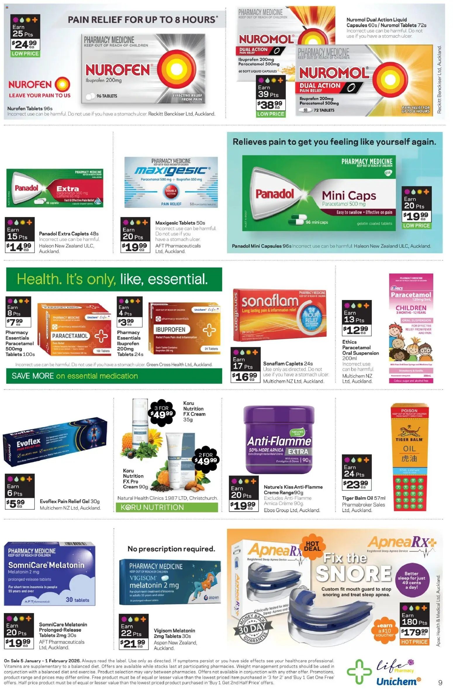 Life Pharmacy catalogue from 05.01.2026 | Page: 9
