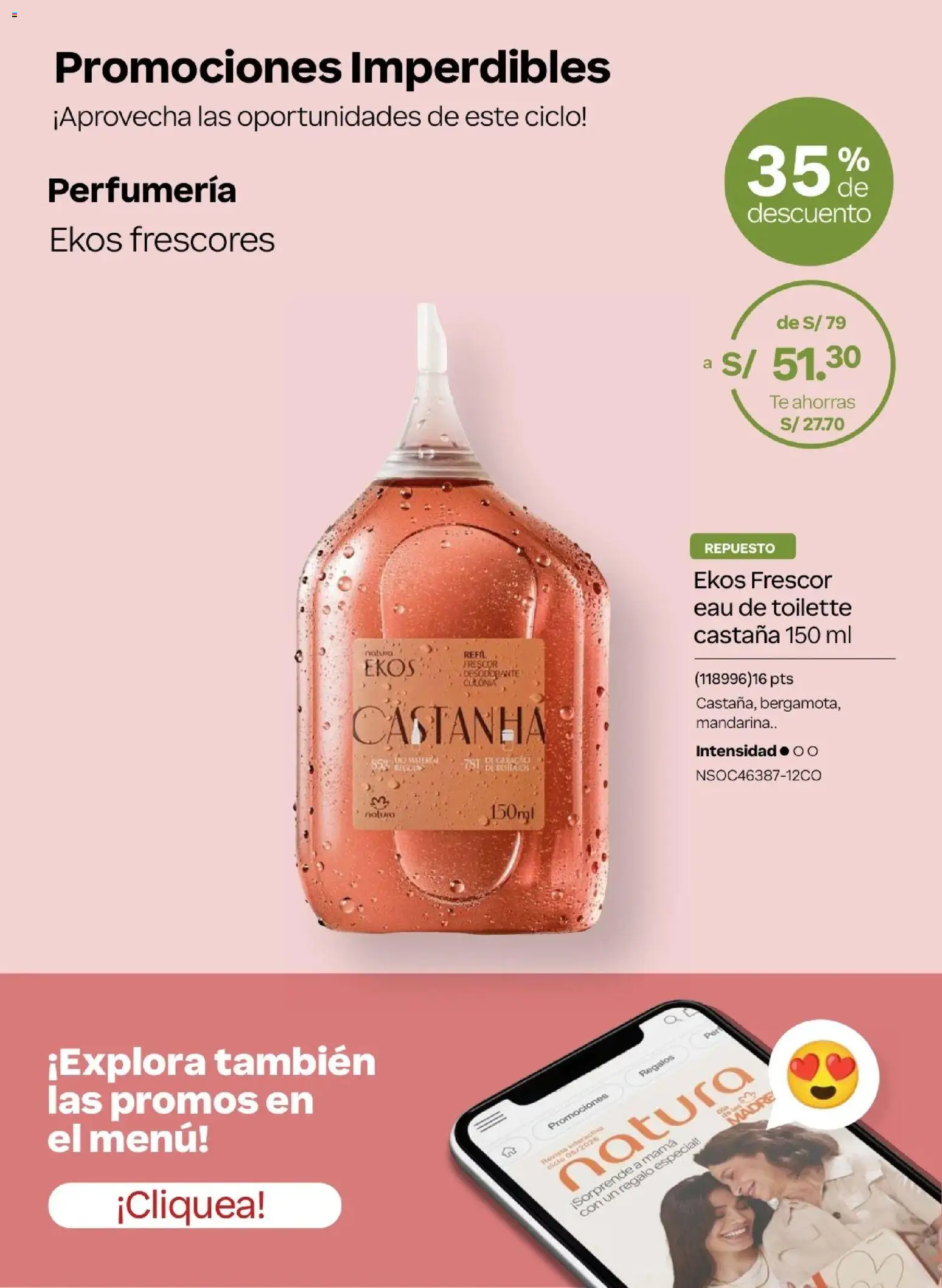 Catálogo Natura válido desde 10.03.2026 | Página: 8 | Productos: Té, EAU de Toilette