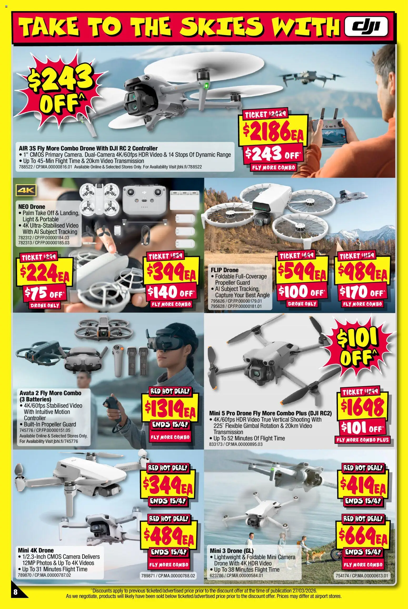 JB Hi-Fi catalogue - valid from 02.04.2026 | Page: 8 | Products: Batteries, Controller, Camera, Portable