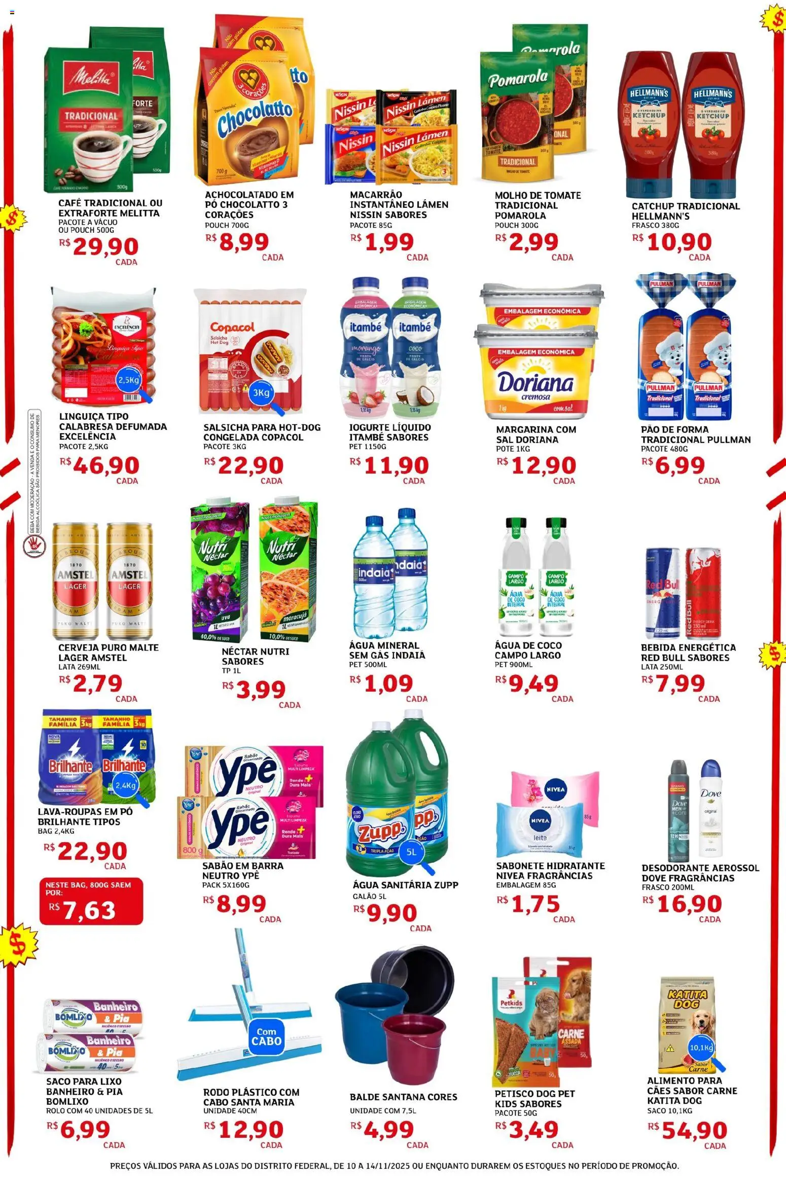 Assaí Atacadista Folheto - válido de 10.11.2025 | Página: 2 | Produtos: Sabão, Leite, Macarrão, Água mineral