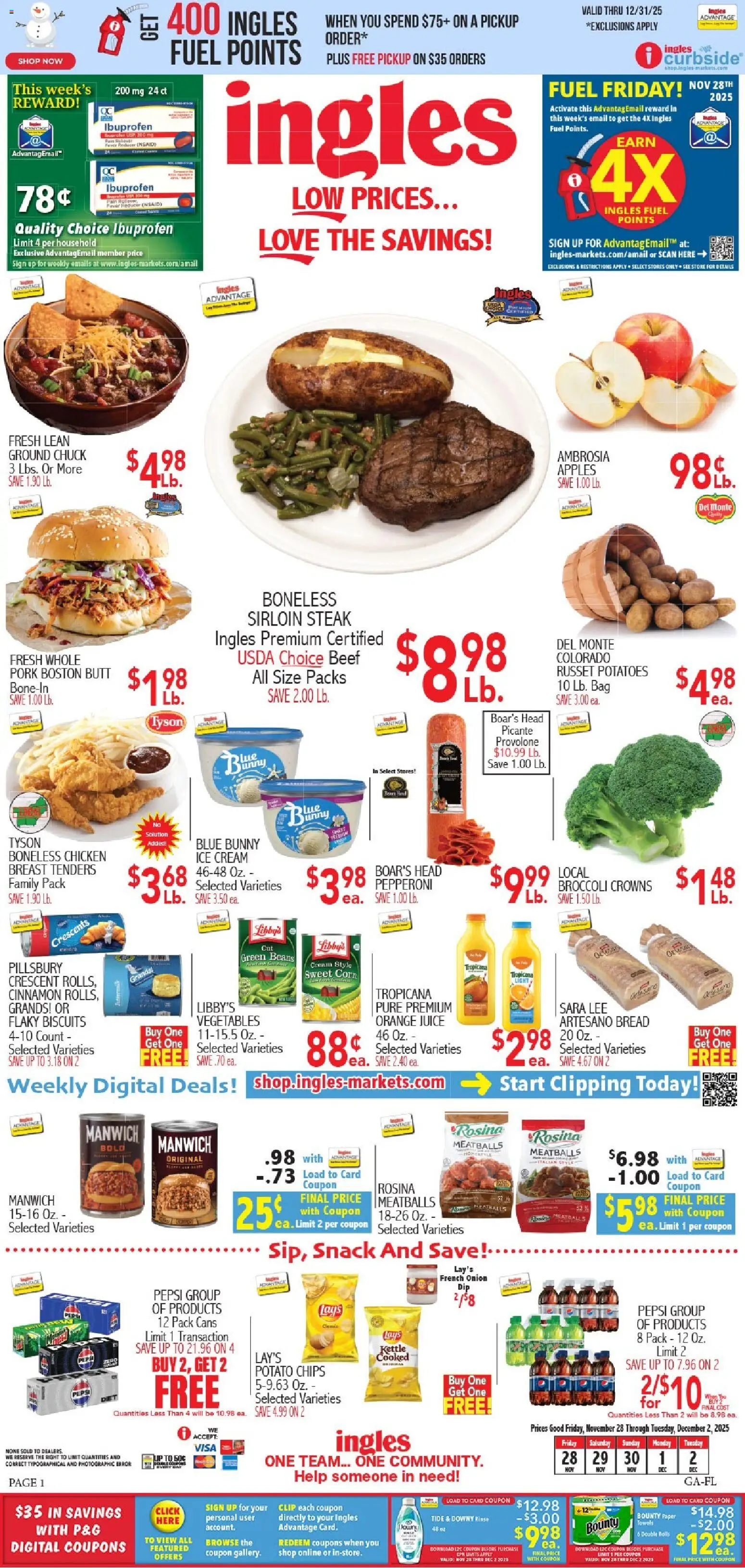 Ingles Black Friday - valid from 28.11.2025 | Page: 9 | Products: Crowns, Beef, Cream, Potatoes