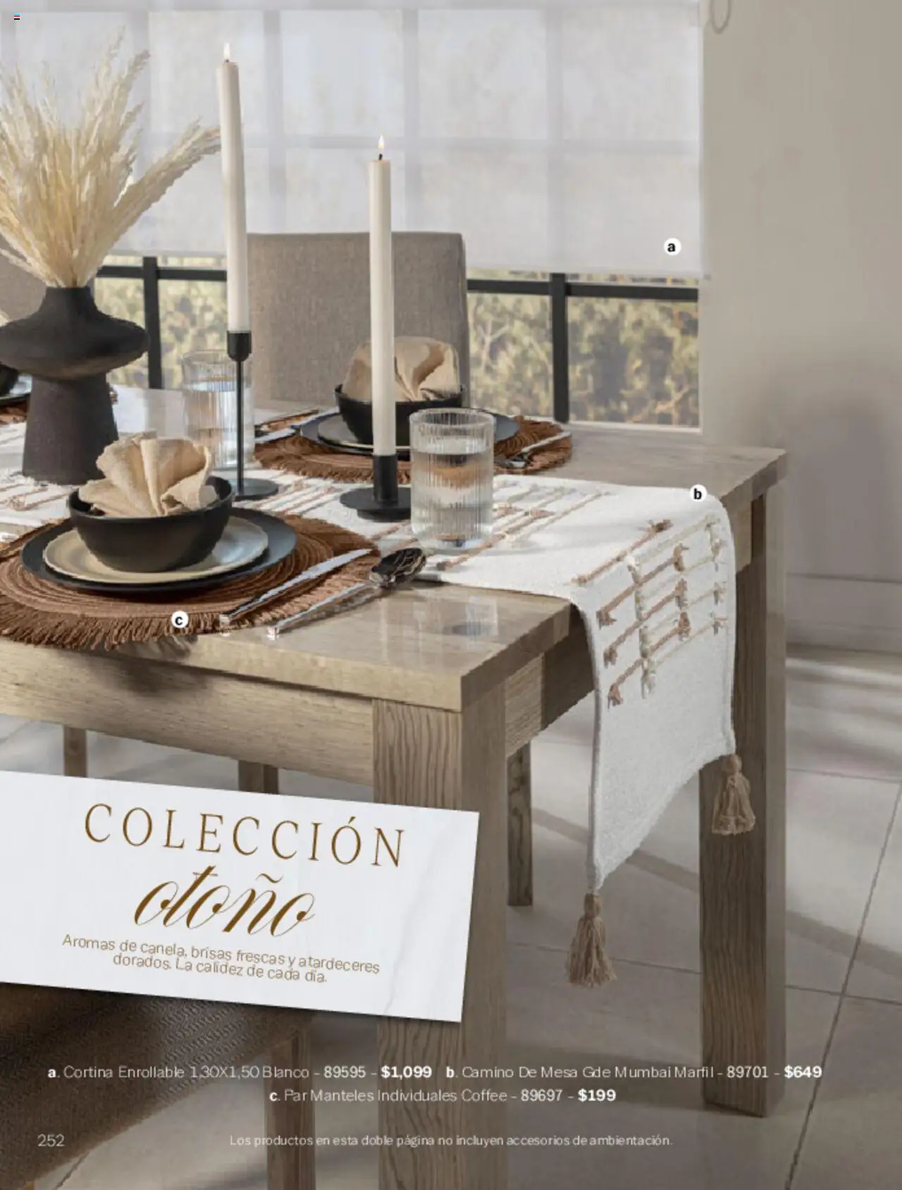 Nuevas ofertas de Vianney válidas en toda la República Mexicana desde el 07.03.2025. ¡Encuentra las mejores ofertas en Vianney catálogo Primavera! | Página: 256 | Productos: Mesa