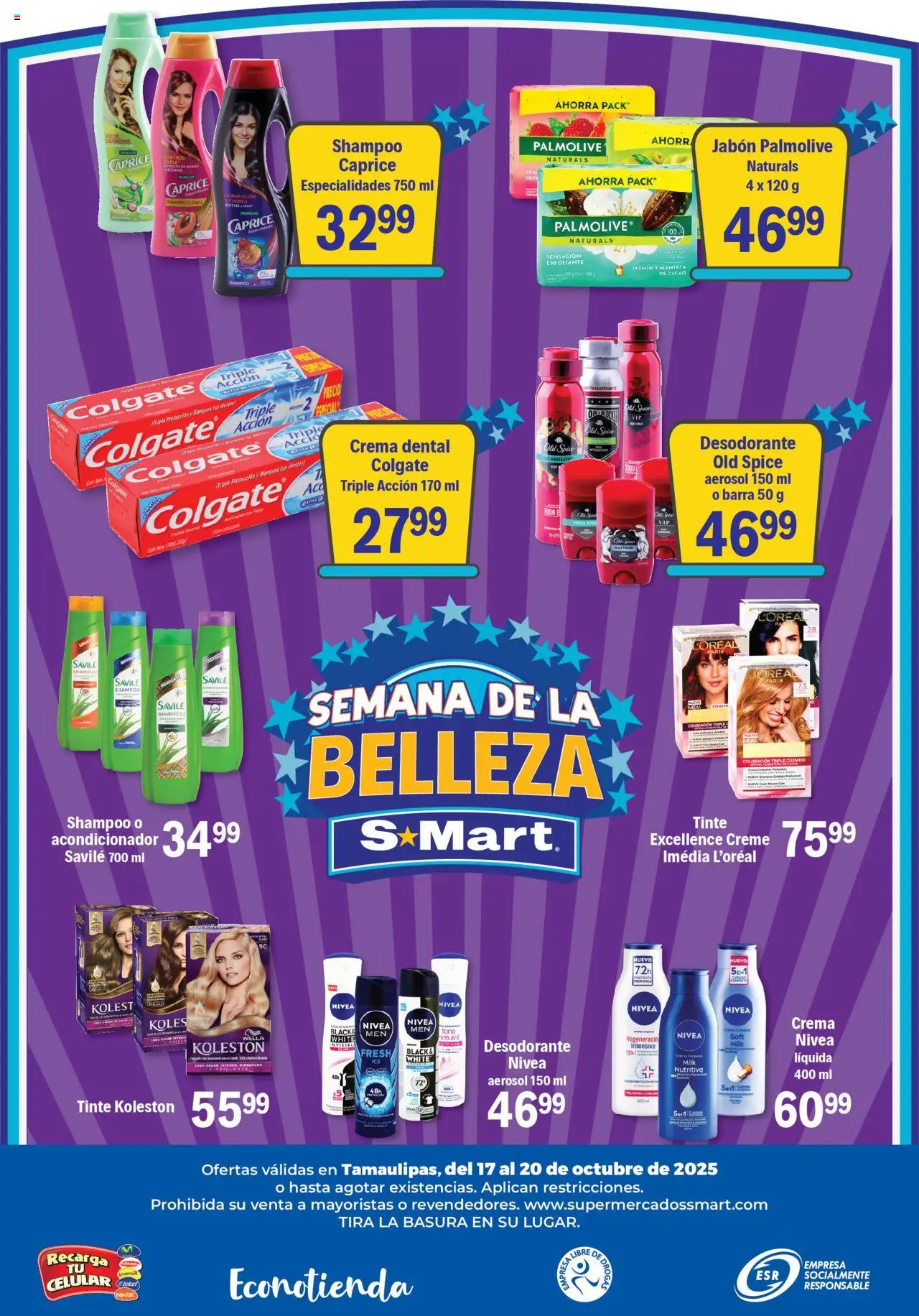 Nuevas ofertas de S-Mart válidas en toda la República Mexicana desde el 17.10.2025. ¡Encuentra las mejores ofertas en S-Mart folleto Nuevo Laredo! | Página: 6 | Productos: Caja, Tableta
