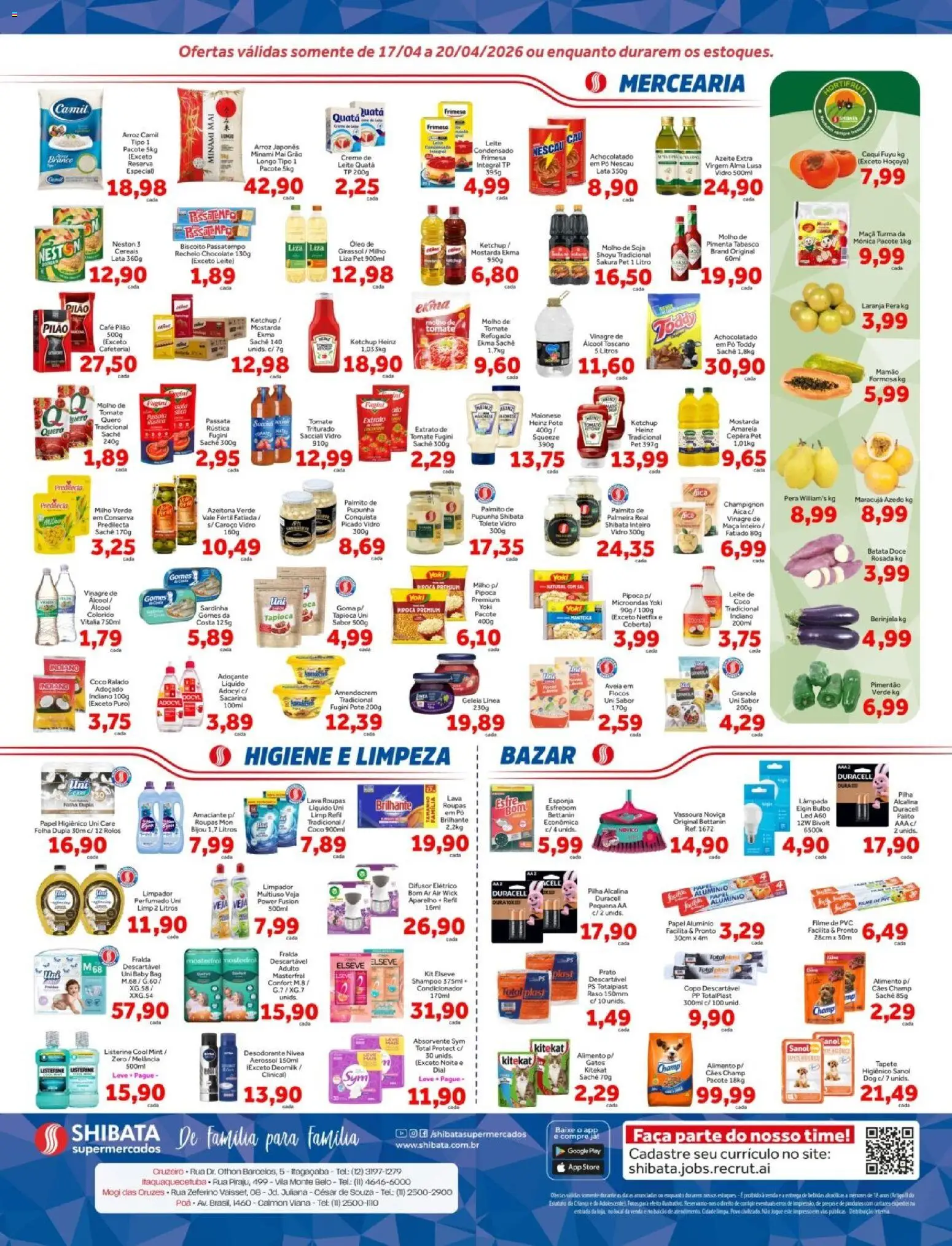 Shibata Folheto - válido de 17.04.2026 | Página: 2 | Produtos: Maracujá, Nescau, Chocolate, Poá