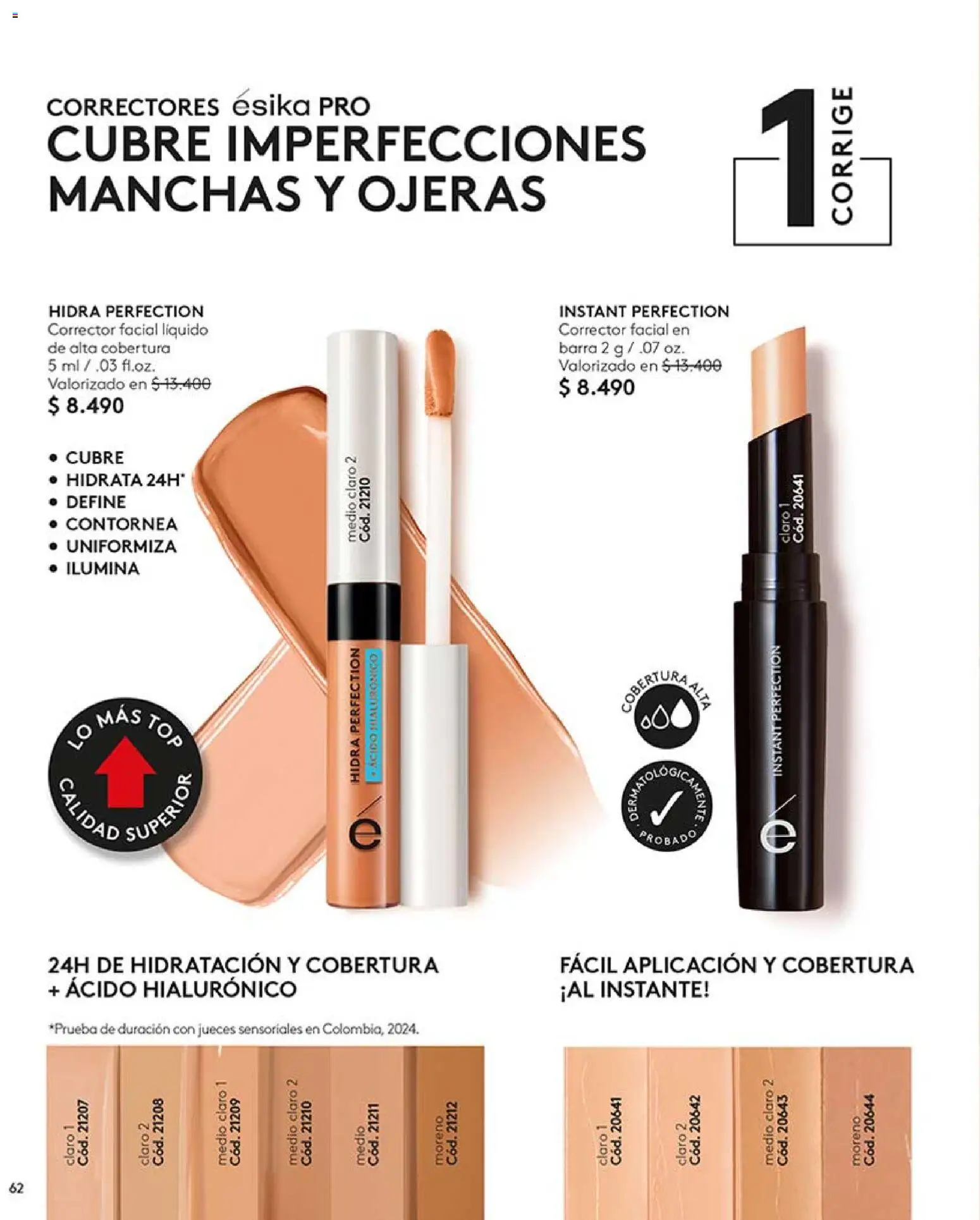 Catálogo Ésika Campaña 5 │ válido desde el 01.03.2026 | Página: 62 | Productos: Top, Corrector