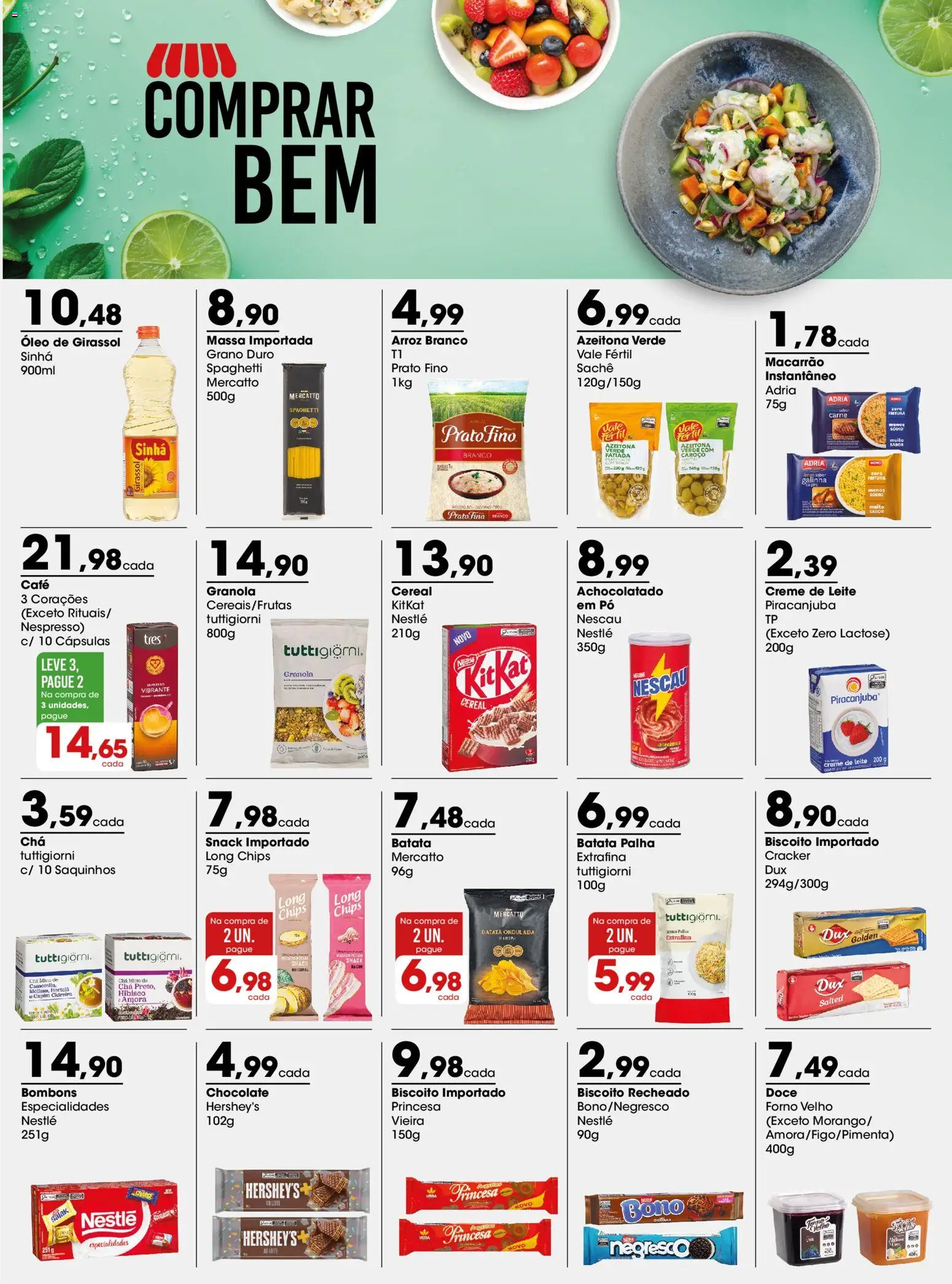 Zaffari Folheto - válido de 09.02.2026 | Página: 1 | Produtos: Leite, Chocolate, Batata palha, Batata