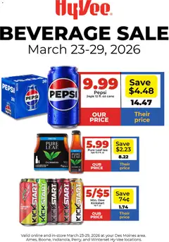 Preview of HyVee weekly ads valid from 23.03.2026