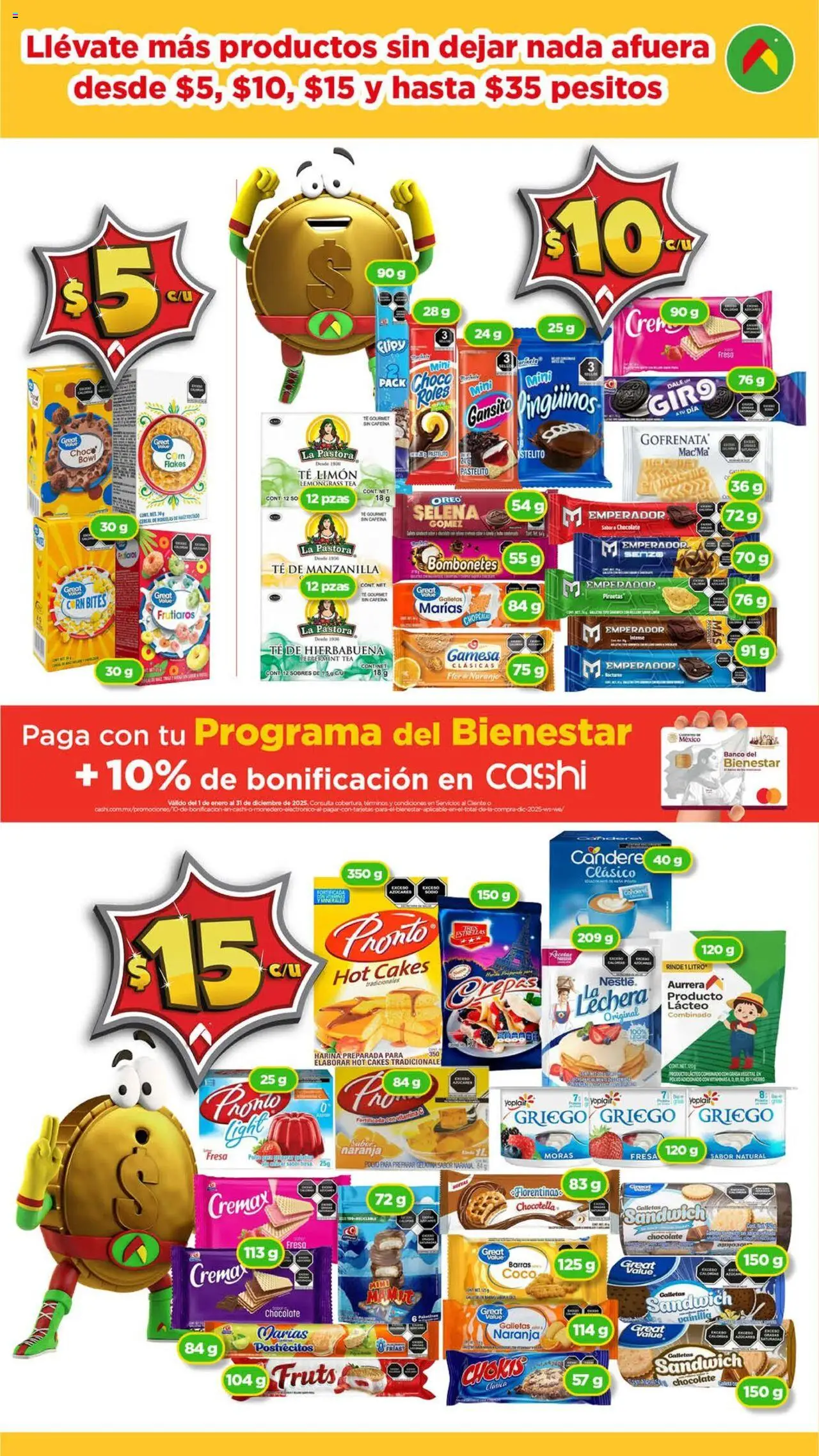 Nuevas ofertas de Bodega Aurrerá válidas en toda la República Mexicana desde el 17.09.2025. ¡Encuentra las mejores ofertas en Bodega Aurrerá - Folleto Morralla! | Página: 2 | Productos: Fresa, Limón, Chocolate, Polvo