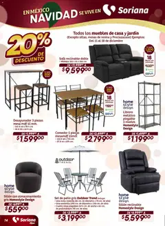 Vista previa de Soriana - Preciazazaso Híper: BCS, Jal, Nay, Sin, Son, nuevo folleto de la tienda, válido en México a partir del 11.12.2025 | Página: 74