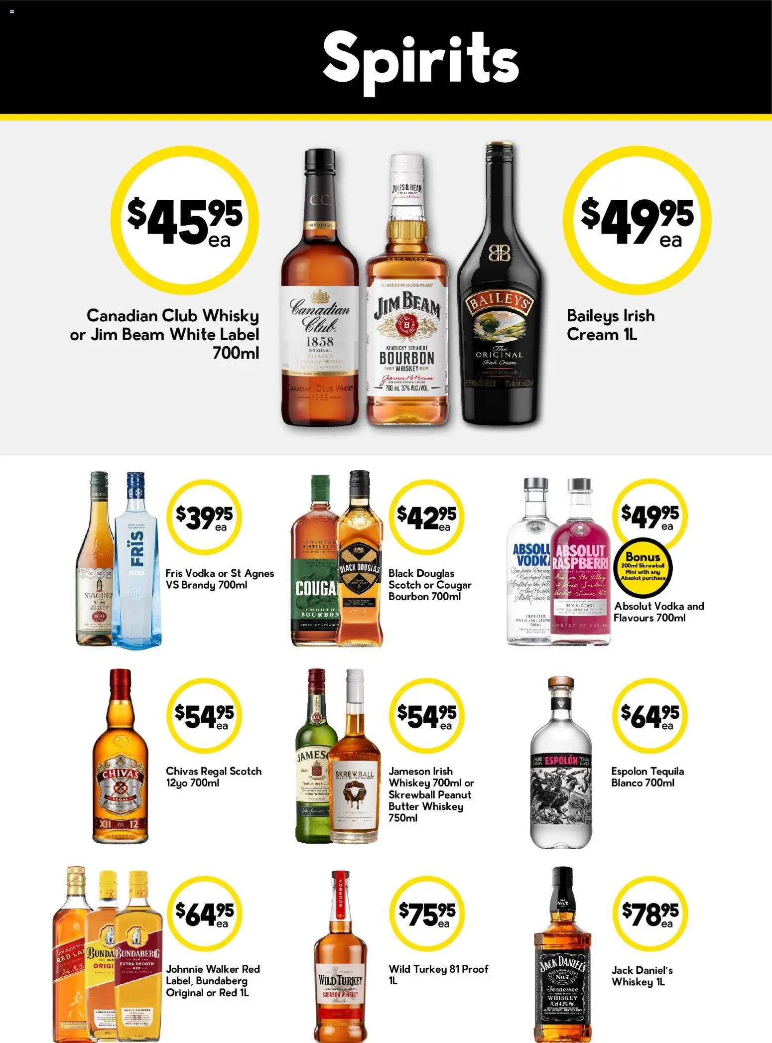 Drakes catalogue - valid from 26.11.2025 | Page: 4 | Products: Cream, Vodka, Whiskey, Scotch