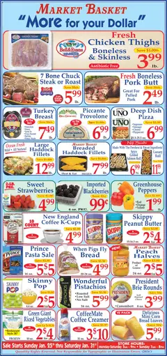 Preview of Market Basket weekly ads valid from 25.01.2026