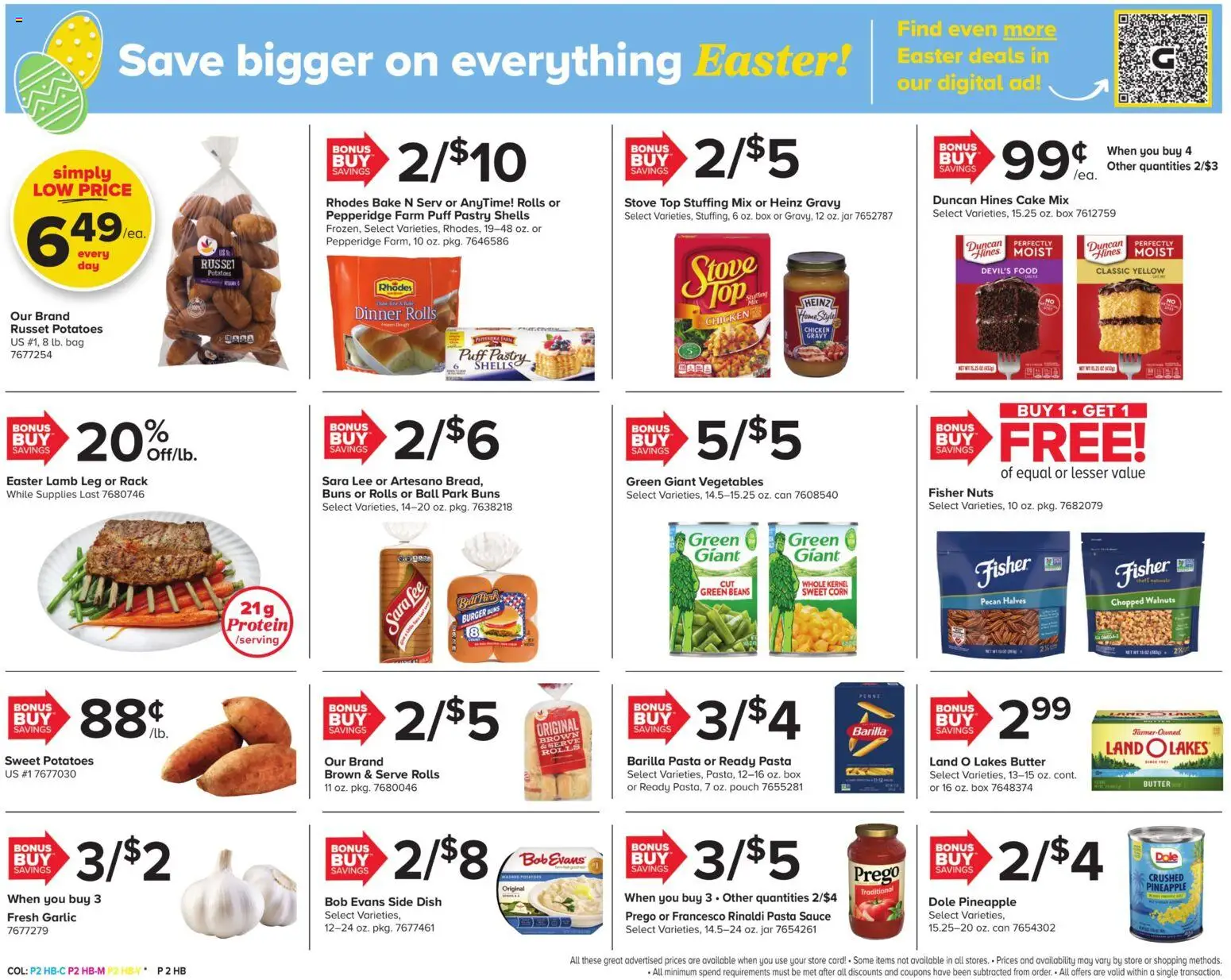Giant Weekly Ad - valid from 27.03.2026 | Page: 2 | Products: Corn, Butter, Nuts, Potatoes