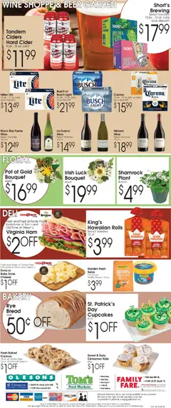 Preview of Family Fare weekly ads valid from 15.03.2026 | Page: 6 | Products: Cider, Ham, Chips, Shorts