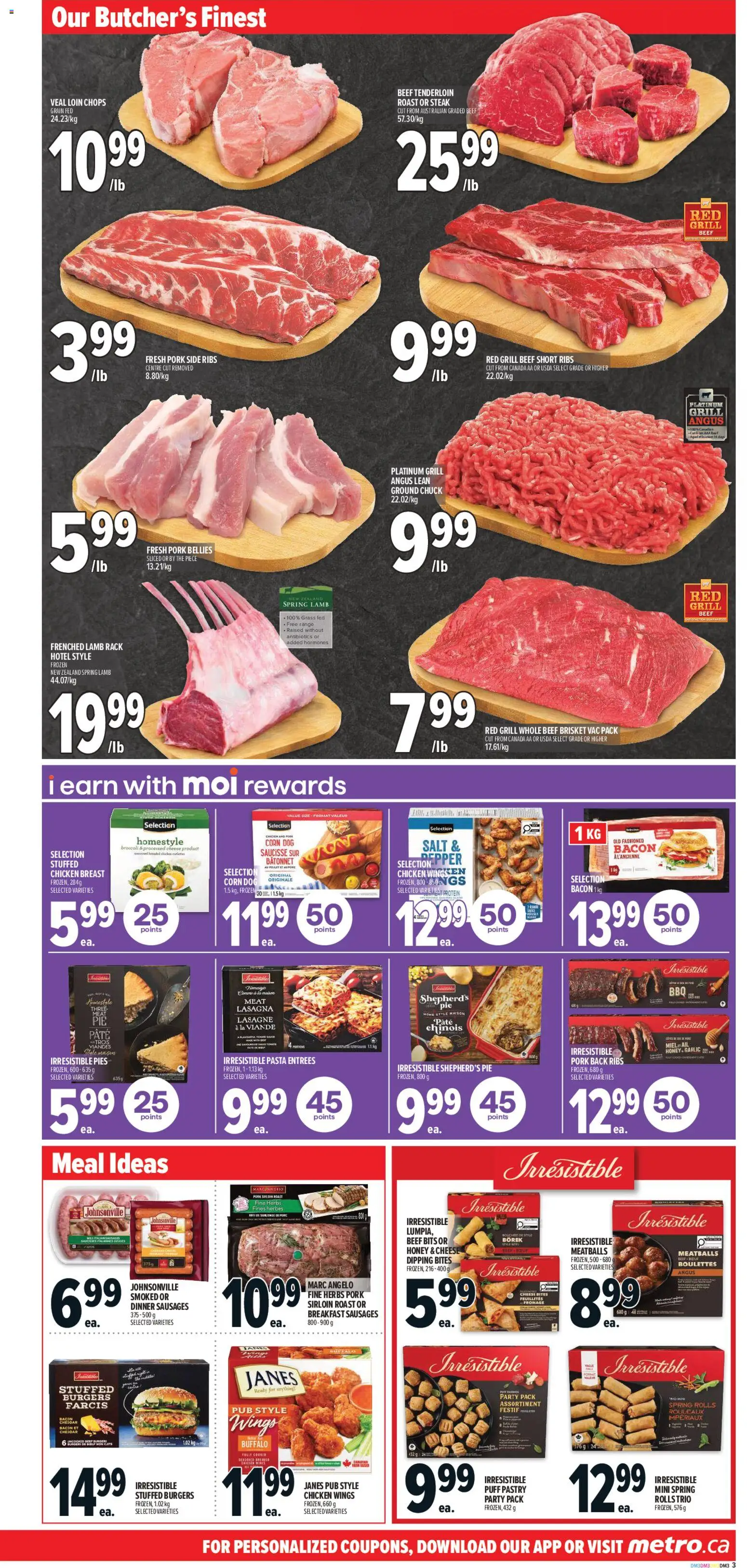 Metro flyer valid from 01.01.2026 | Page: 7 | Products: Beef, Pasta, Grill, Chicken