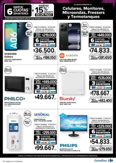 Vista previa Carrefour - Festival de Ofertas Hiper válido desde el 19.11.2025 | Página: 4 | Productos: Monitor, Microondas, Freezer, Termotanque