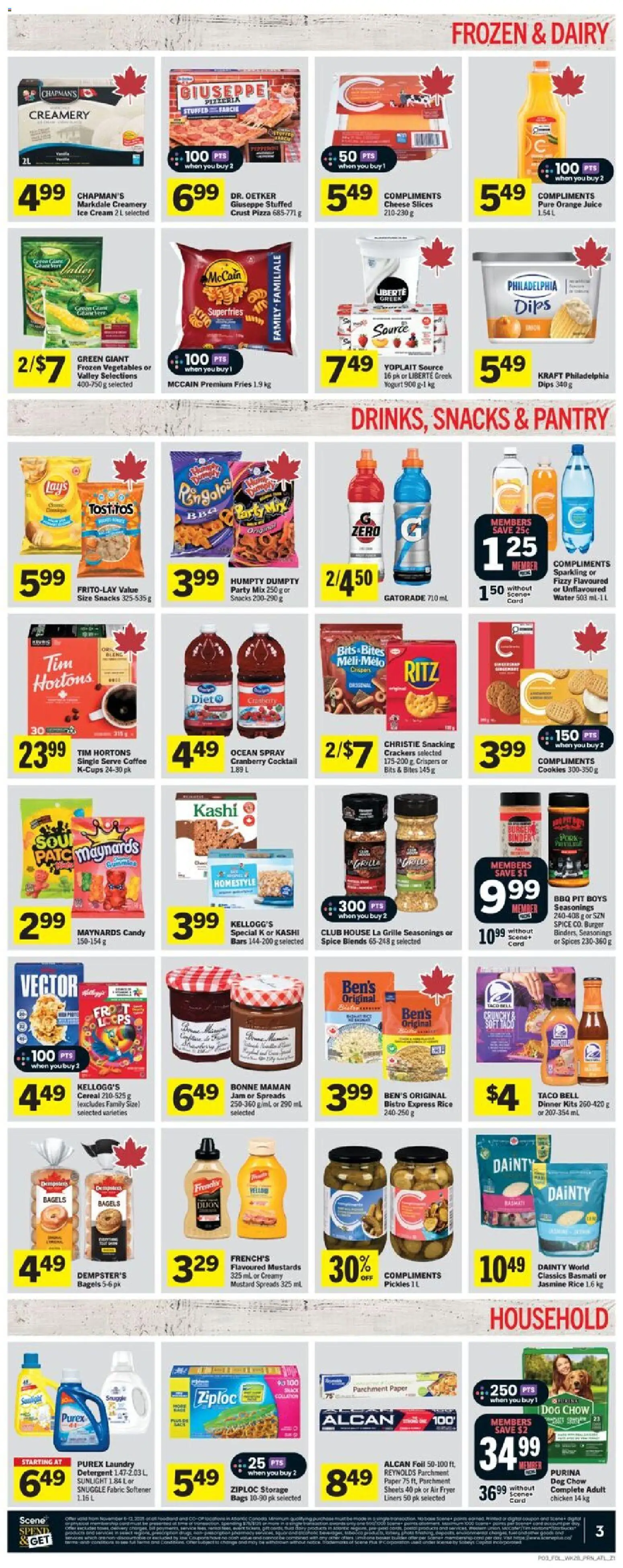 Foodland flyer valid from 06.11.2025 | Page: 4 | Products: Cream, Detergent, Cheese, Coffee
