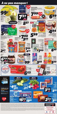 Preview of IGA weekly flyer / circulaire from shop IGA valid from 12.03.2026 | Page: 2 | Products: Cream, Cookies, Flakes, Juice